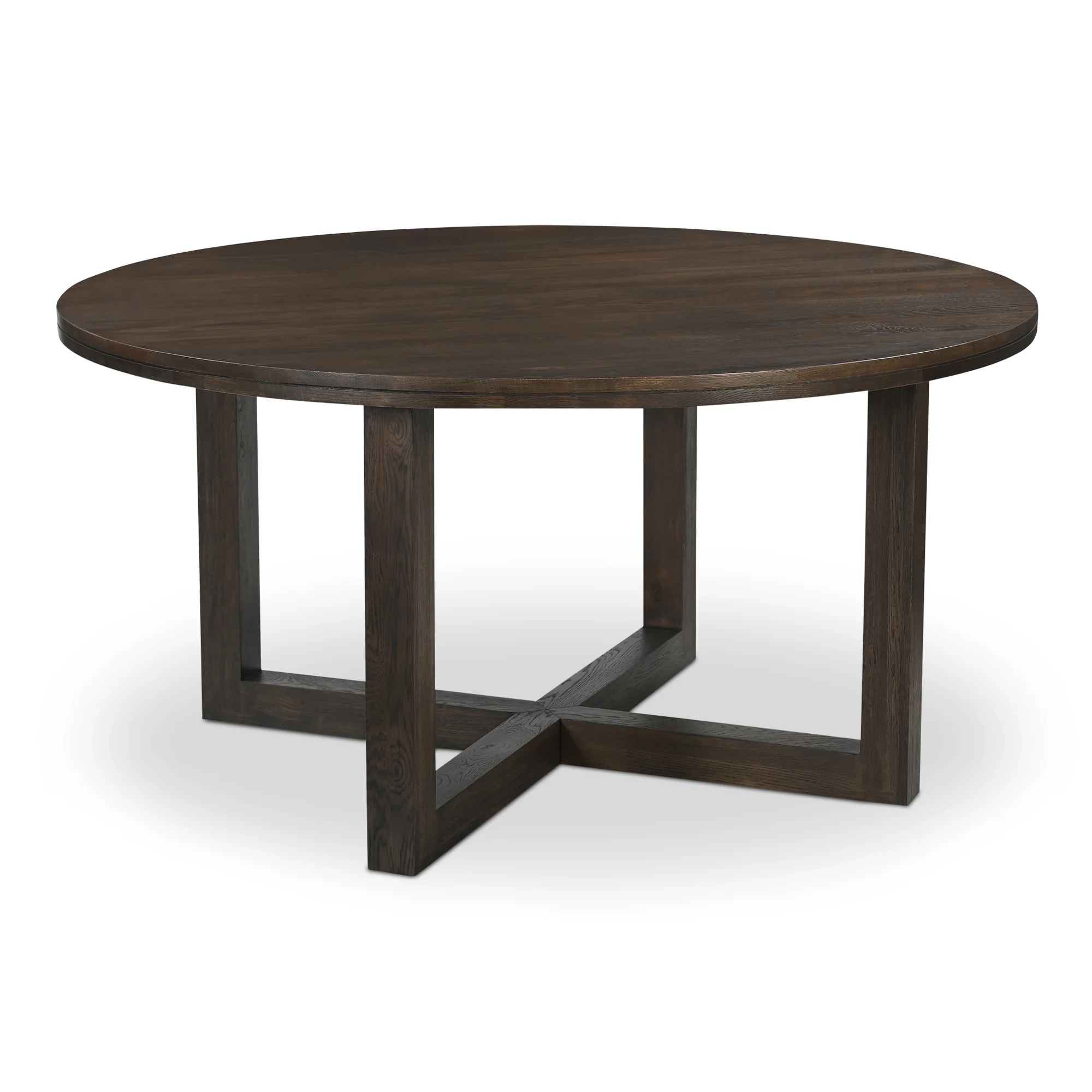 Joel Dark Brown Dining Table - Image 3