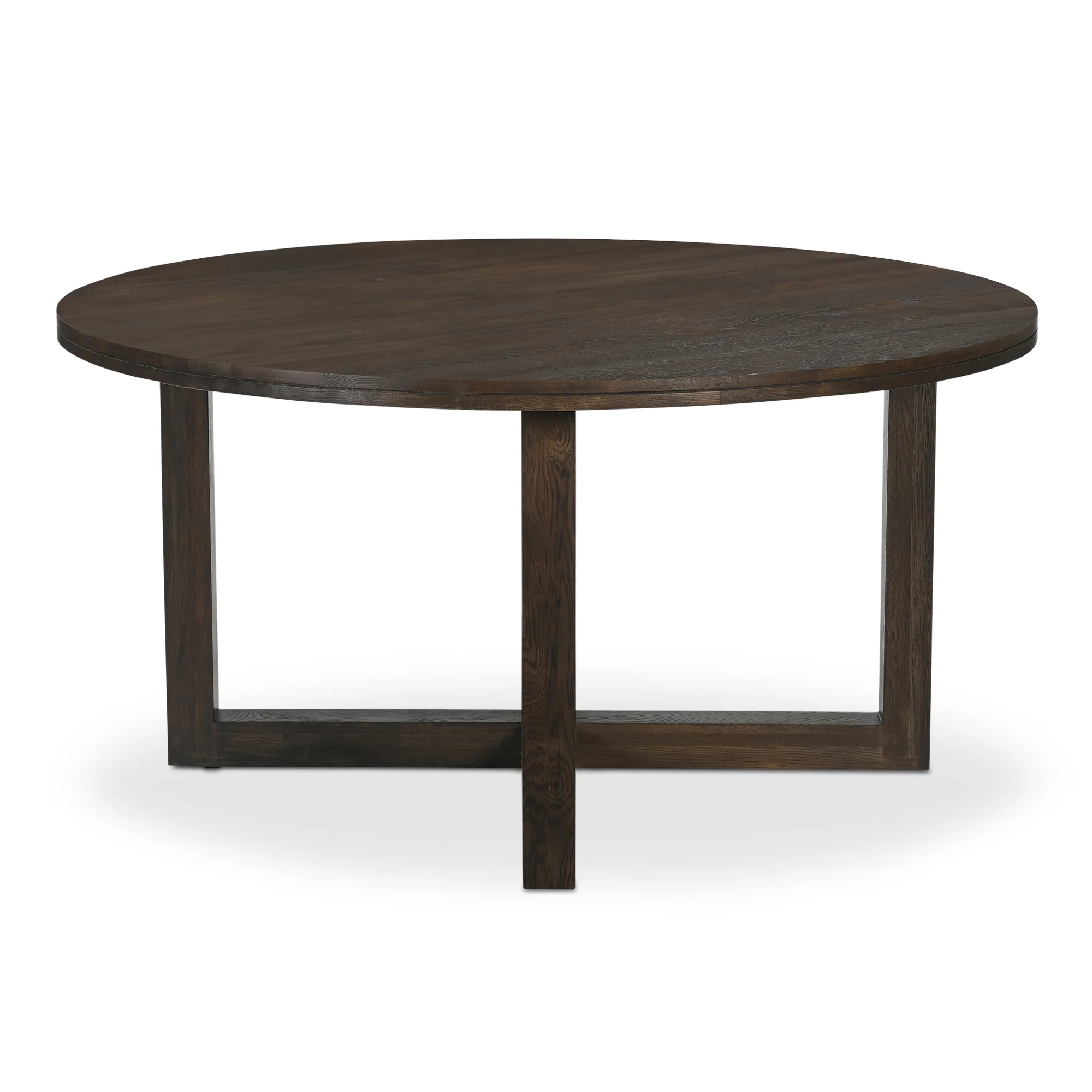 Joel Dark Brown Dining Table - Image 4