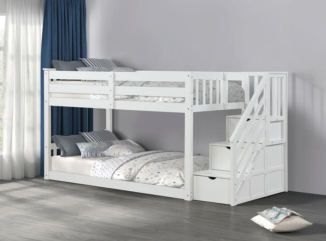 Jojo White Twin Bunk Bed - Image 4