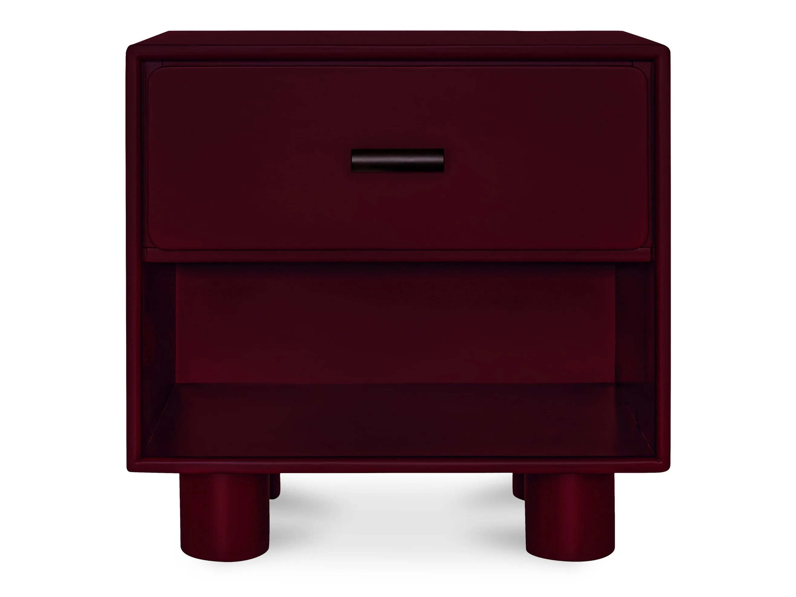 Jolene Deep Red Nightstand - Image 3