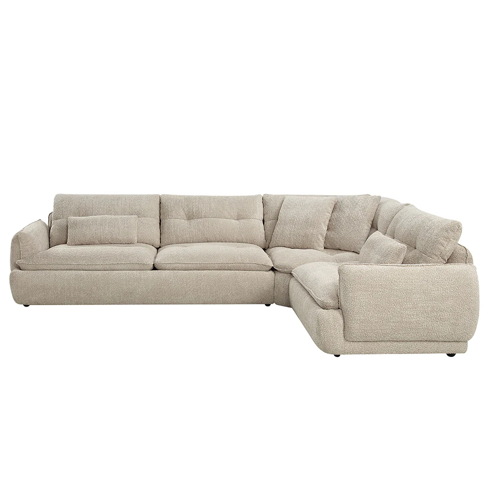 Jonina Beige Sectional Sofa - Image 3