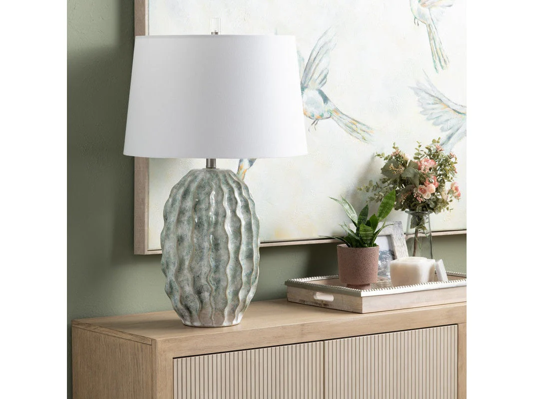 Josephine Green Table Lamp