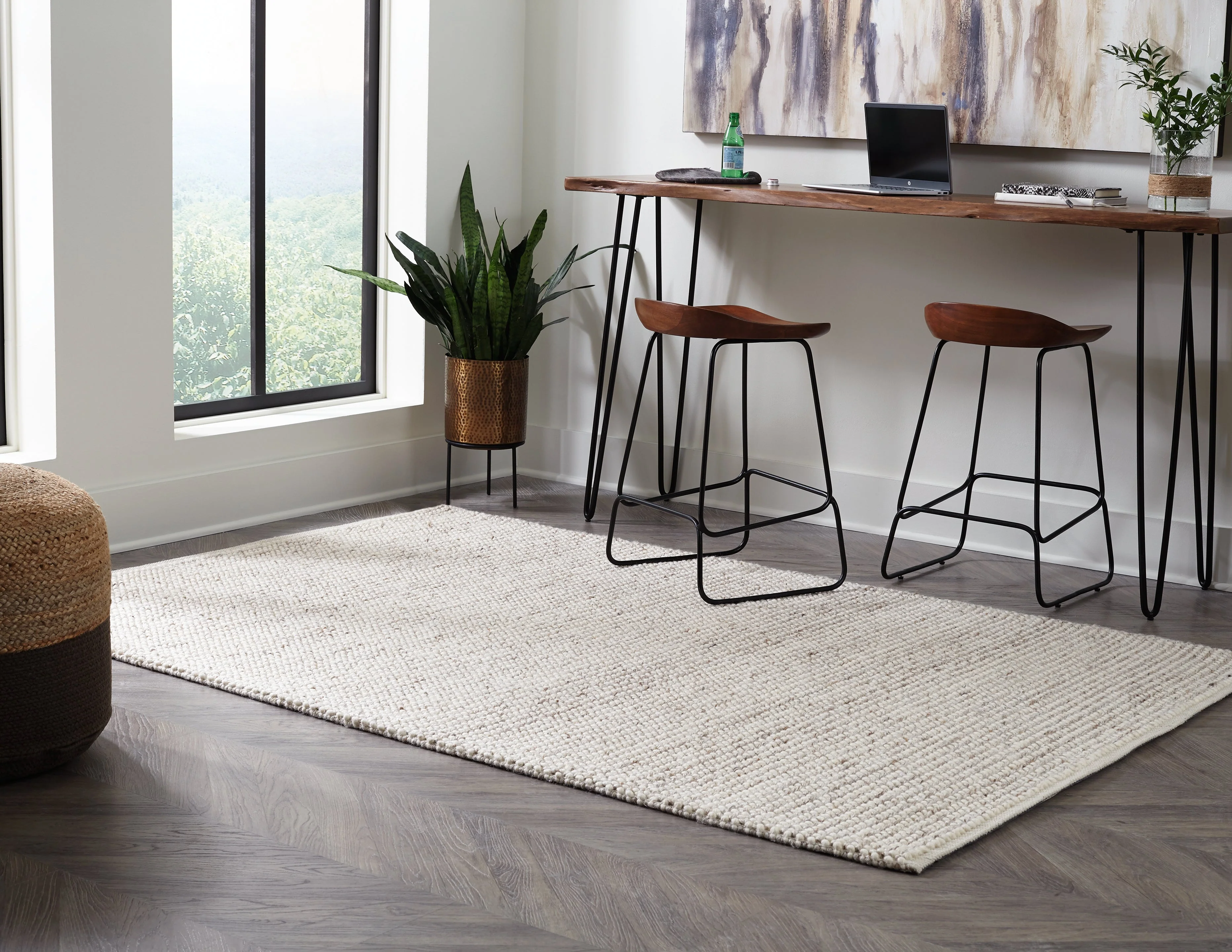 Jossick Cream/Taupe 7'8" x 10' Rug (Online Special Price) - Image 2