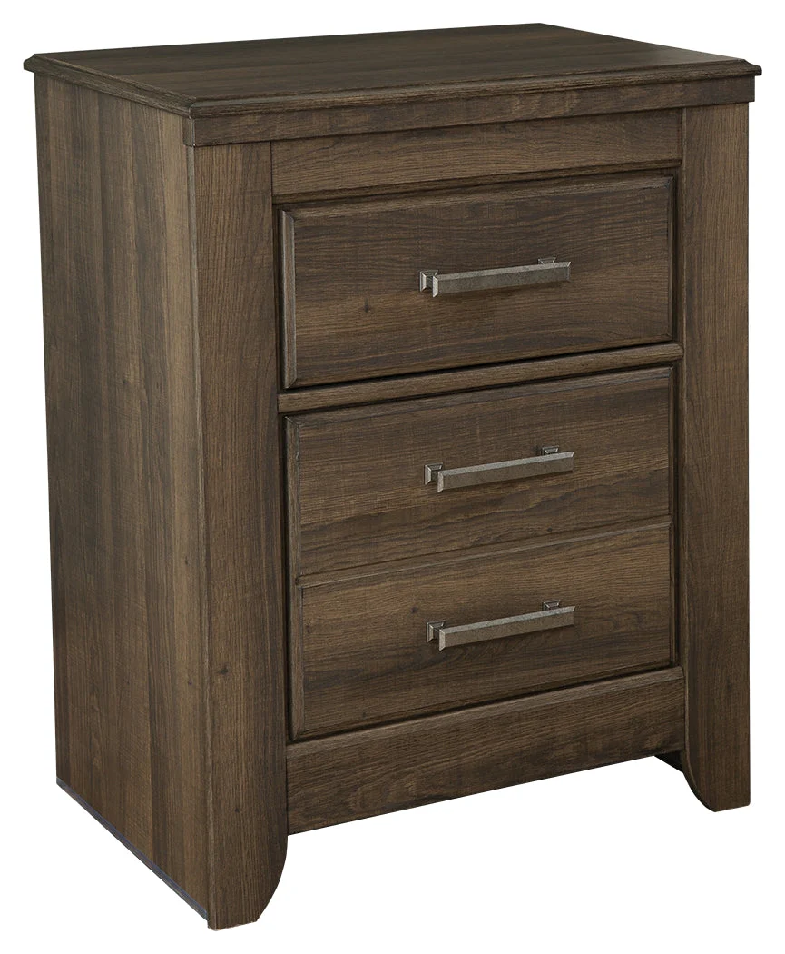 Juararo Dark Brown King Panel Bedroom Set with 2 Nightstands (Online Special Price) - Image 3