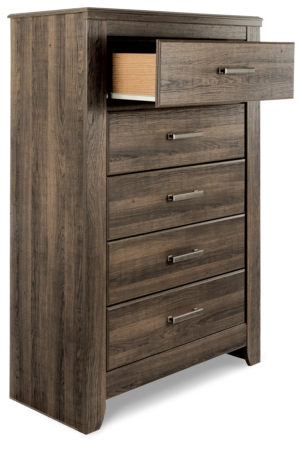 Juararo Dark Brown King Poster Bed and 2 Chests (Online Special Price) - Image 4