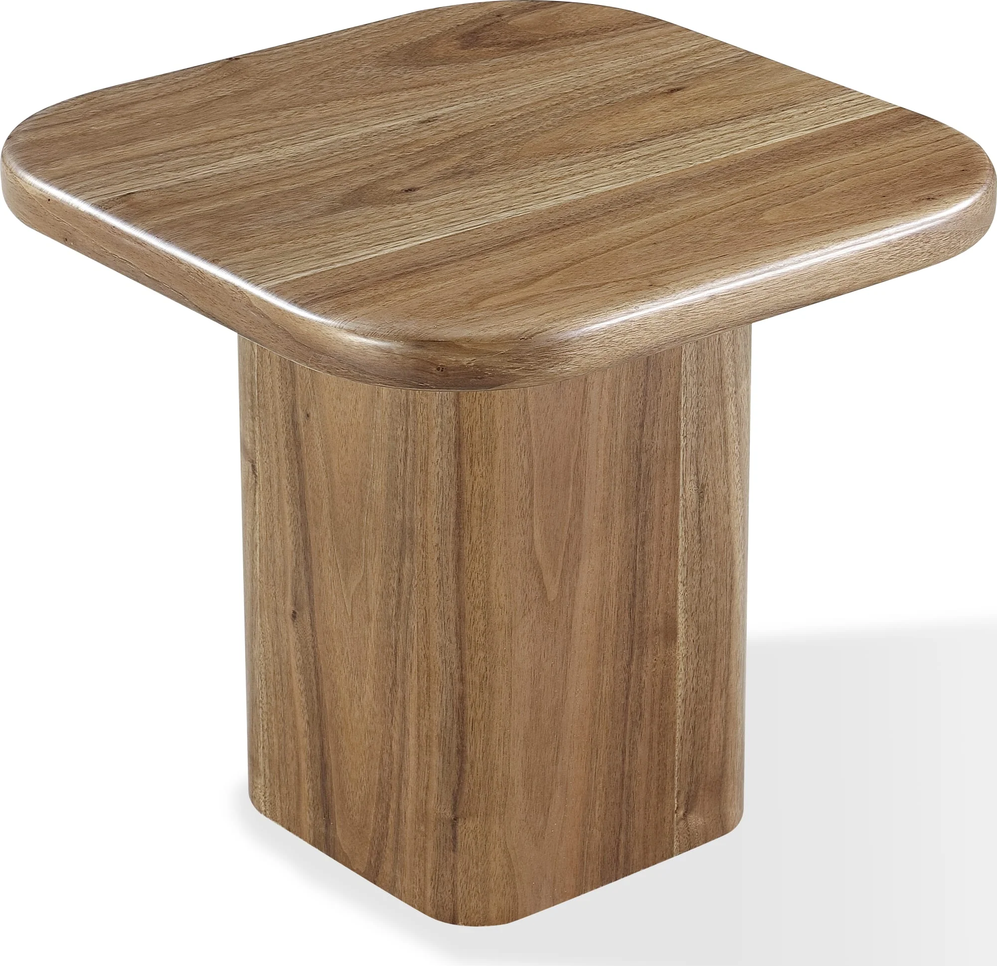 Juba Mongoose Walnut End Table - Image 2