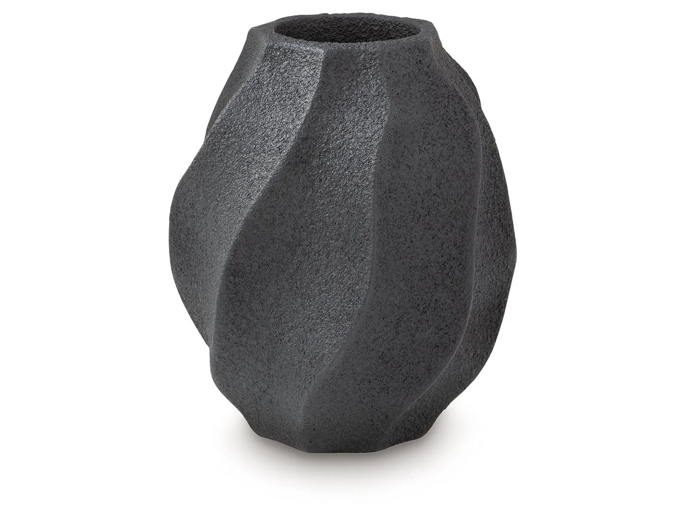 Judworth Black Vase (12''H) (Online Special Price)