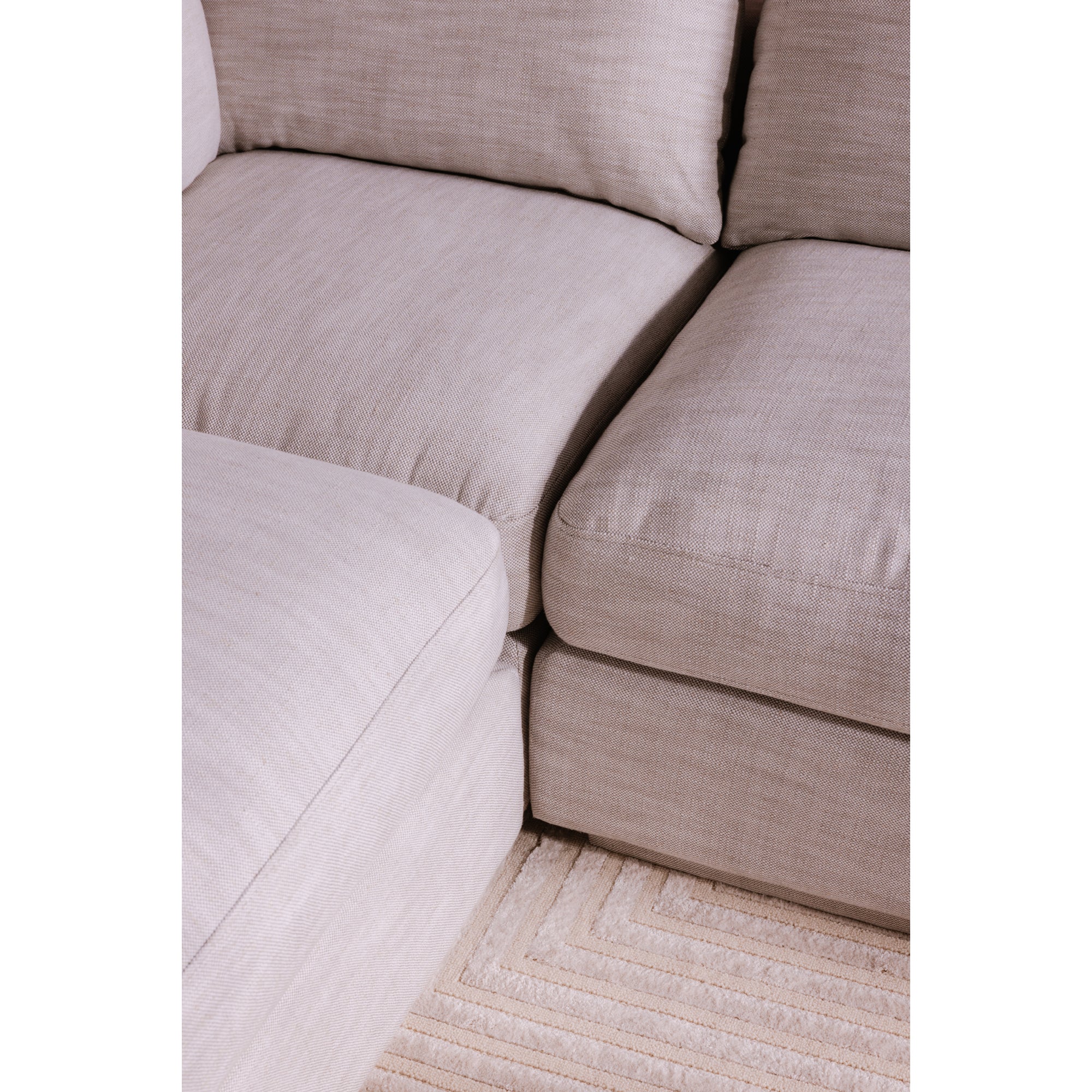 Justin Grey Ottoman - Image 5