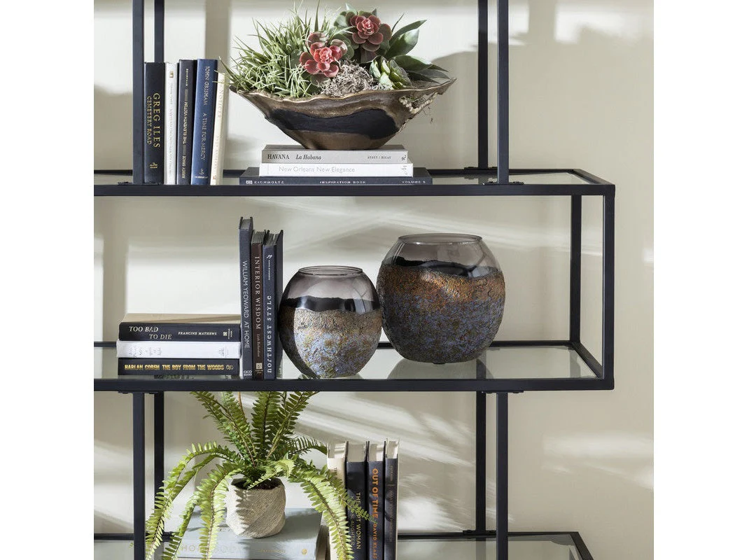 Kai Black Large Candle Holder (Set of 2)