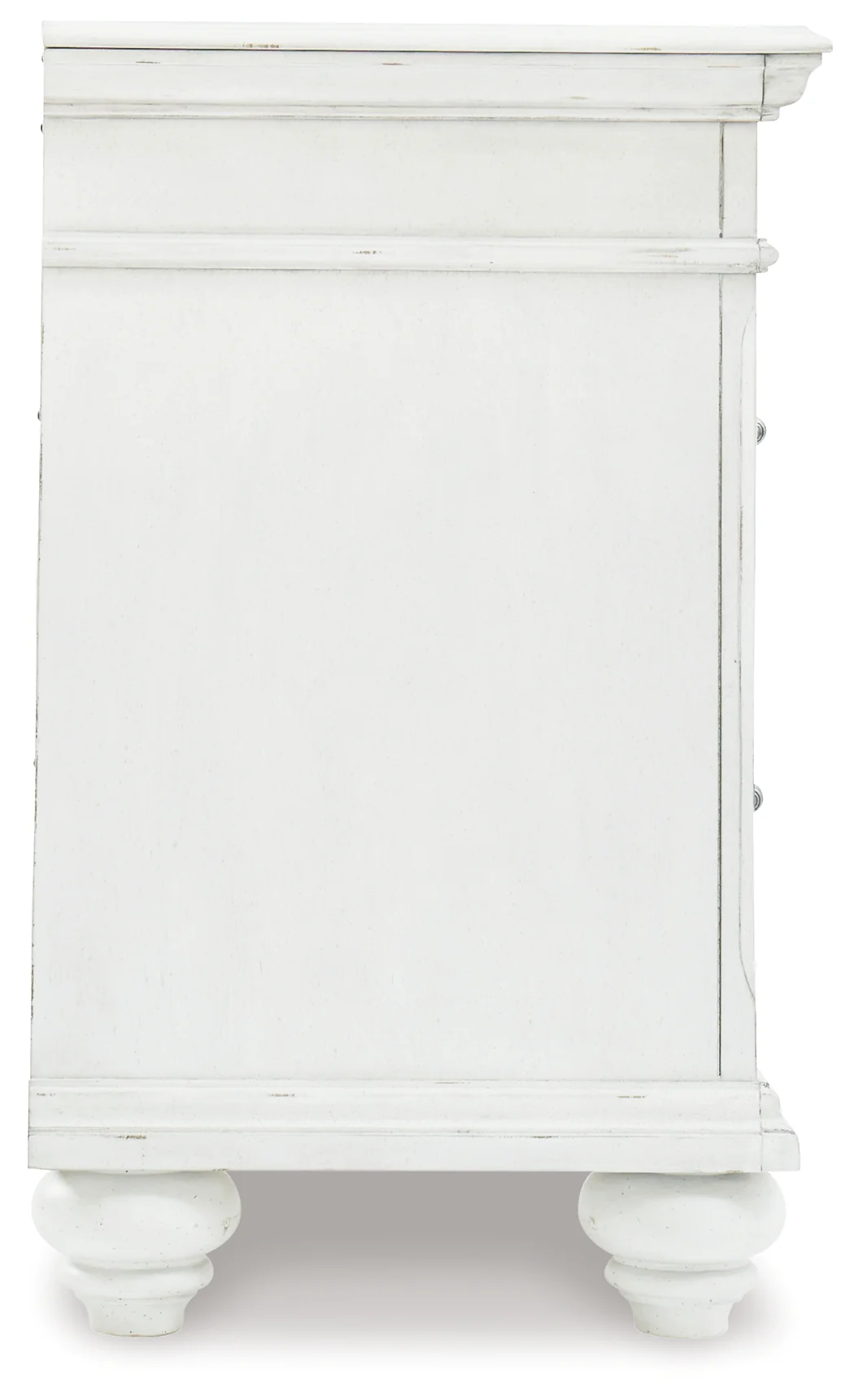 Kanwyn Whitewash King Panel Bedroom Set with Dresser, Mirror and 2 Nightstands - Image 10