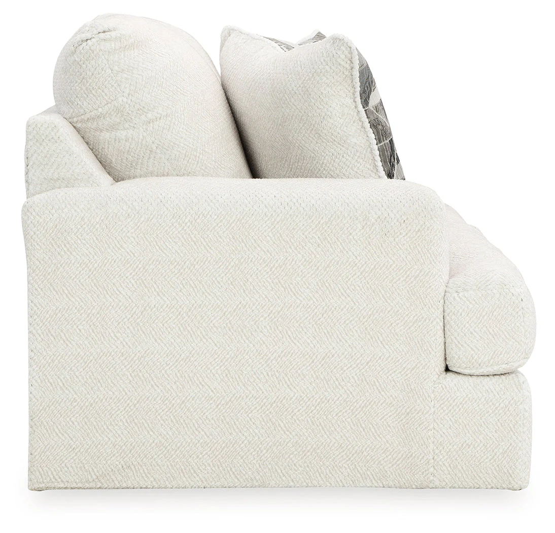 Karinne Linen Loveseat & Oversized Chair & Accent Ottoman (Online Special Price) - Image 5