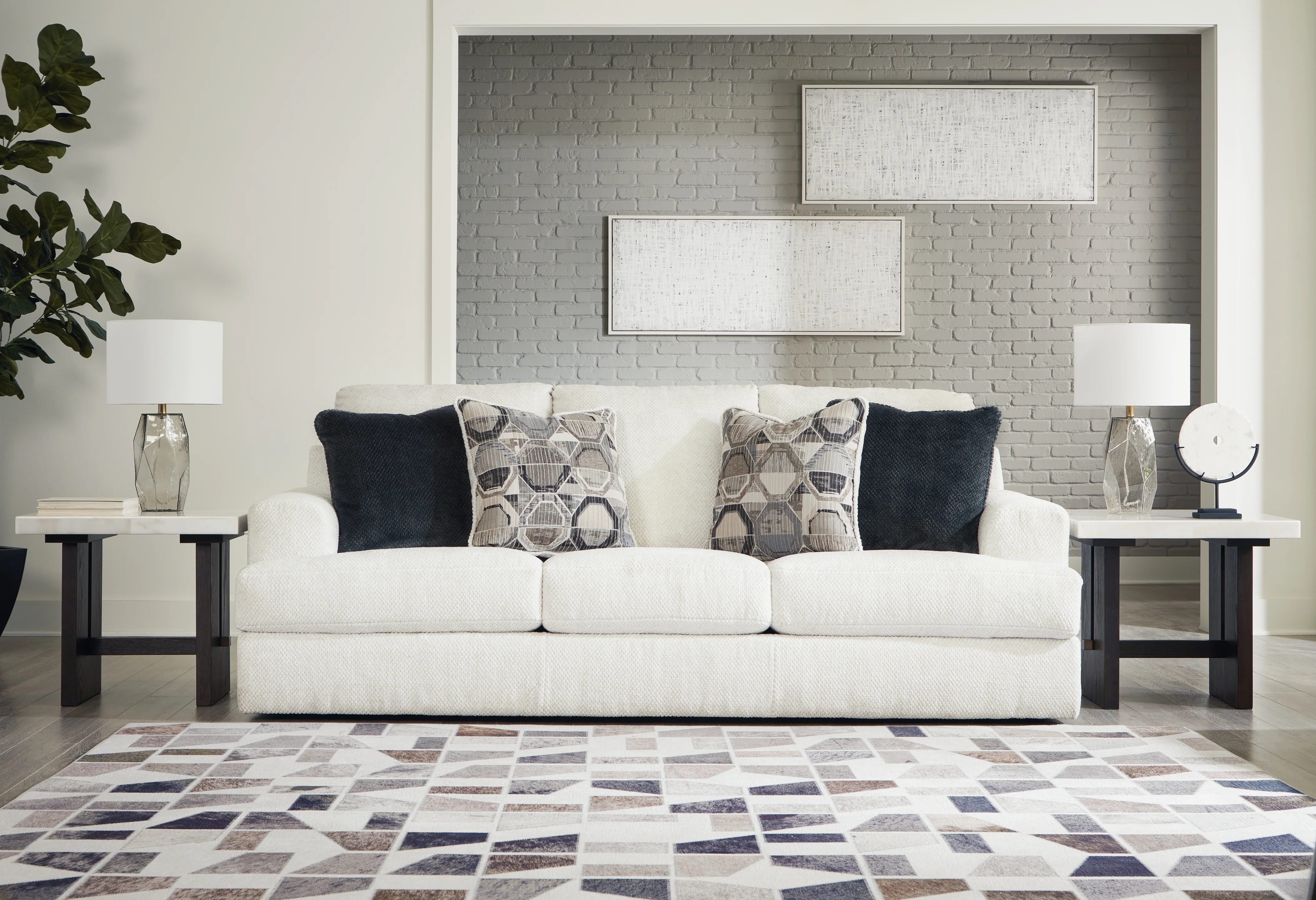 Karinne Linen Sofa, Loveseat and Oversized Chair - Image 16