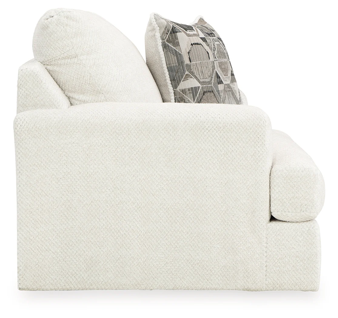 Karinne Linen Sofa, Loveseat and Oversized Chair - Image 4