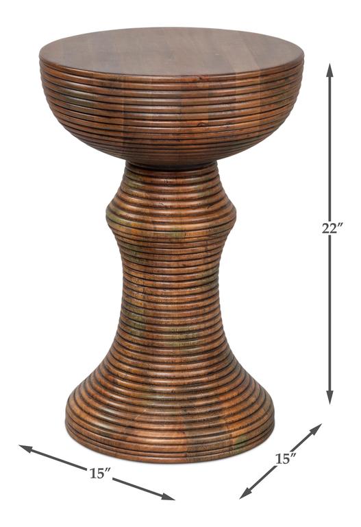 Kayan Brown Wood End Table - Image 14