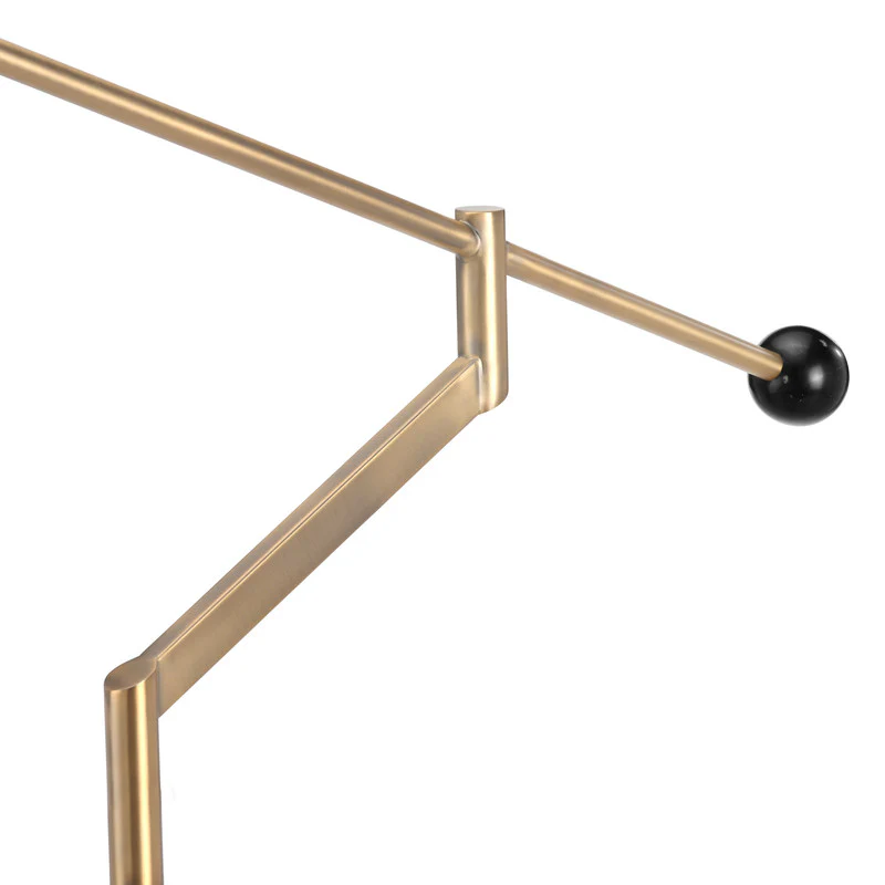 Keaton Gold/Black Floor Lamp - Image 2