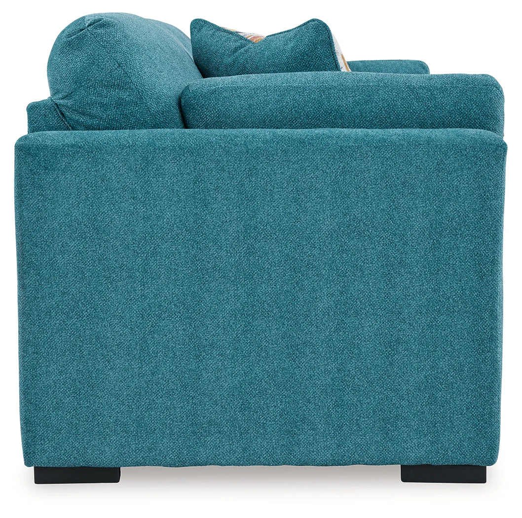 Keerwick Teal Queen Sofa Sleeper - Image 5