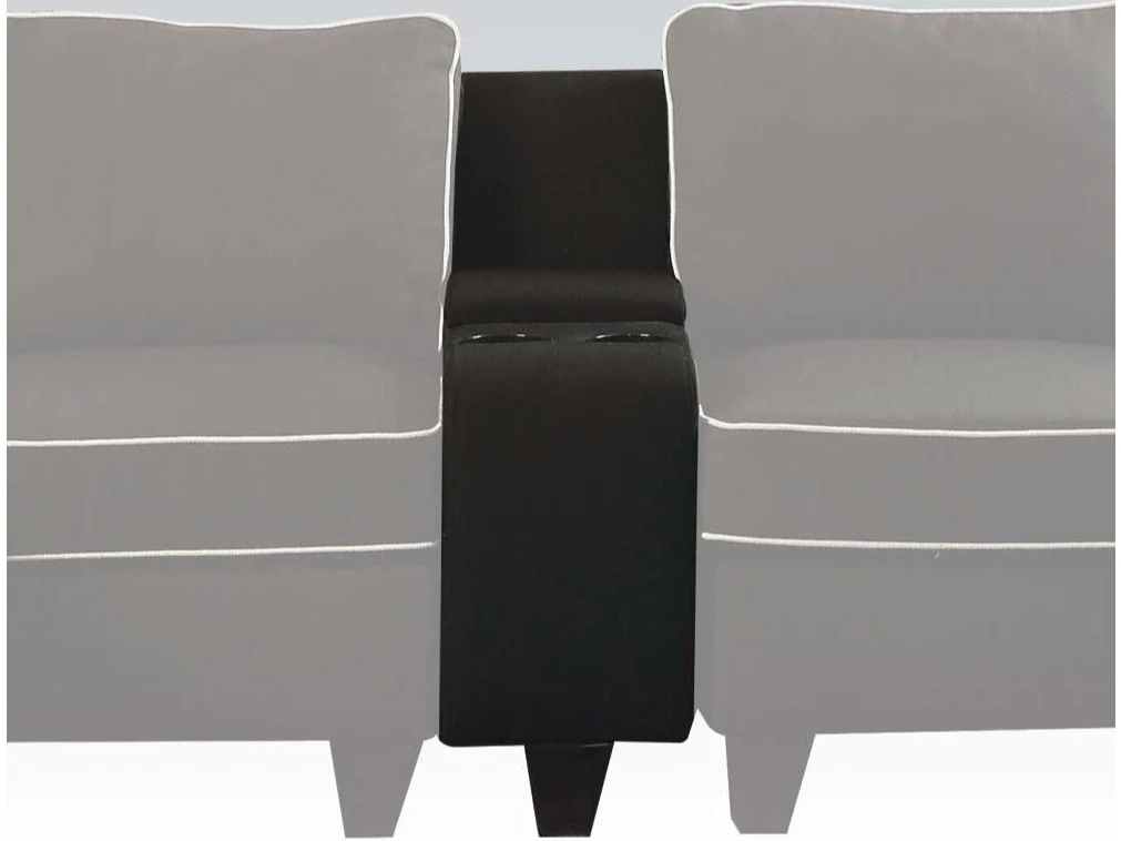 Kelliava Black Console W/Usb