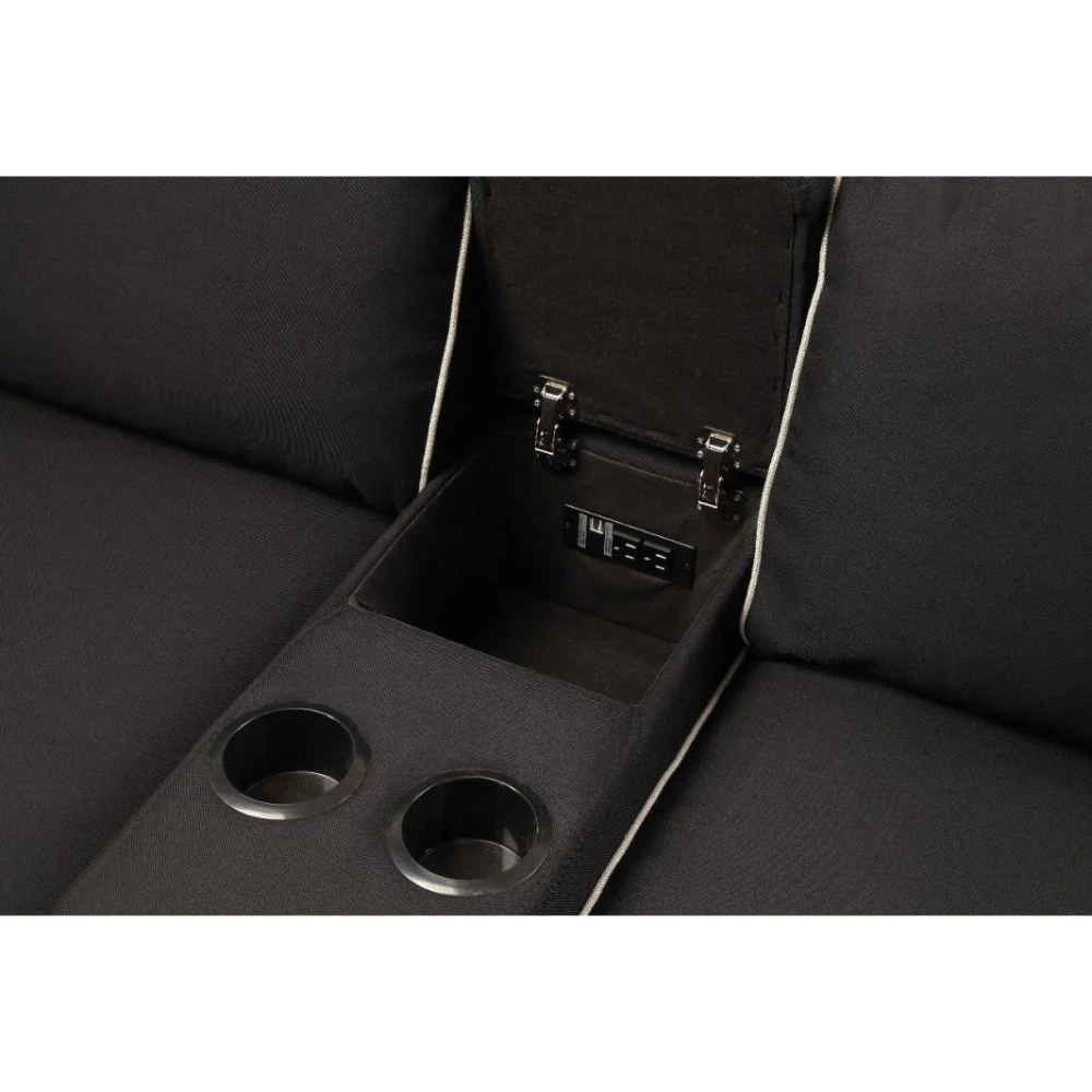 Kelliava Black Console W/Usb - Image 3