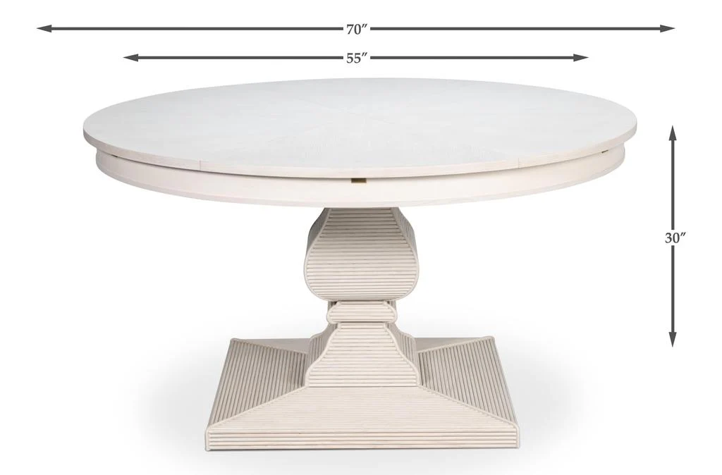 Kelso Jupe White Dining Table - Image 12