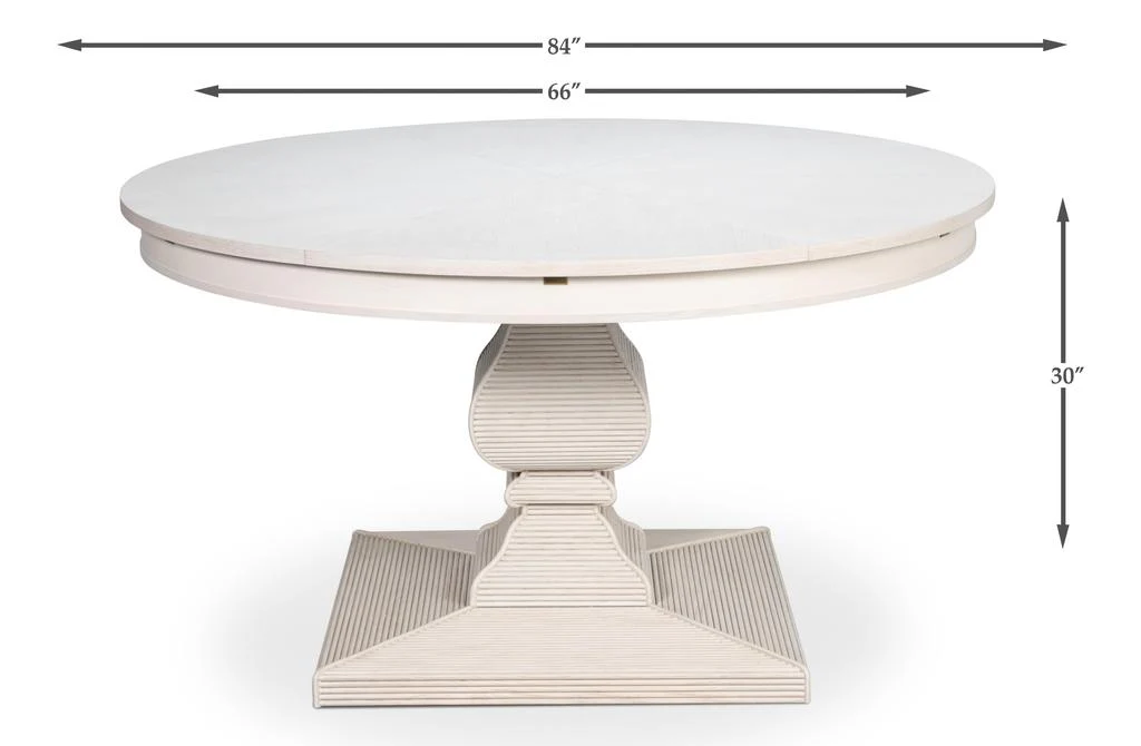 Kelso Jupe White Dining Table - Image 12