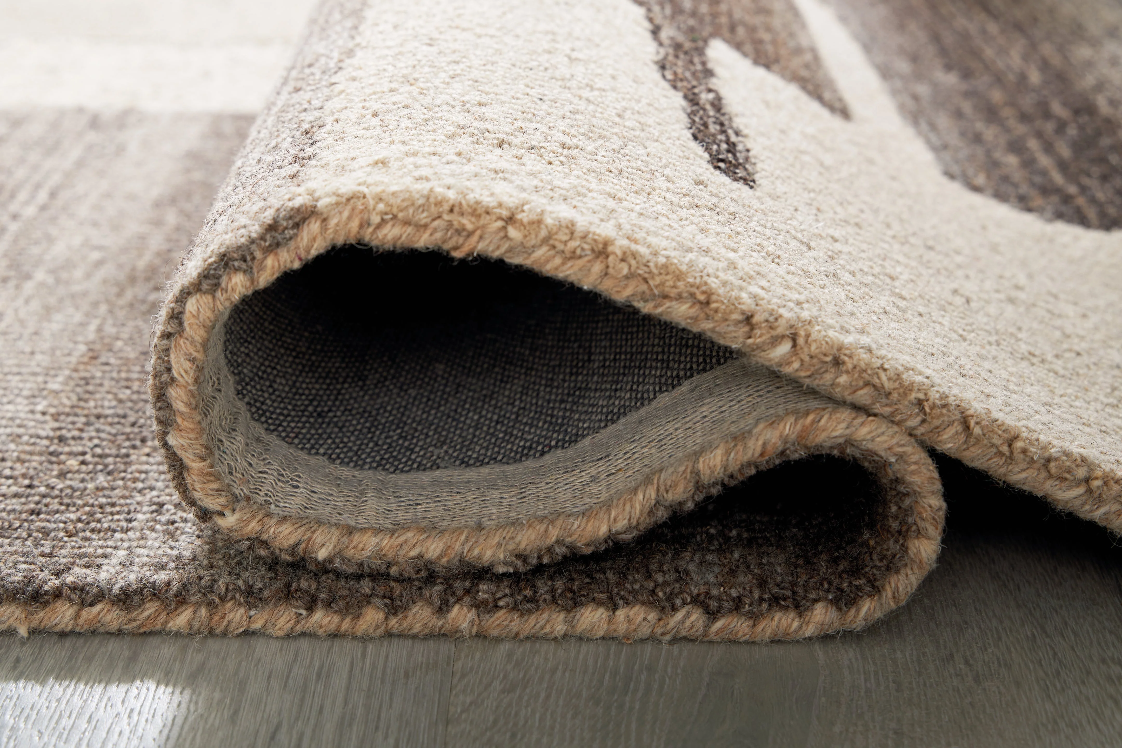 Kencher Beige/Brown Medium Rug (Online Special Price) - Image 4