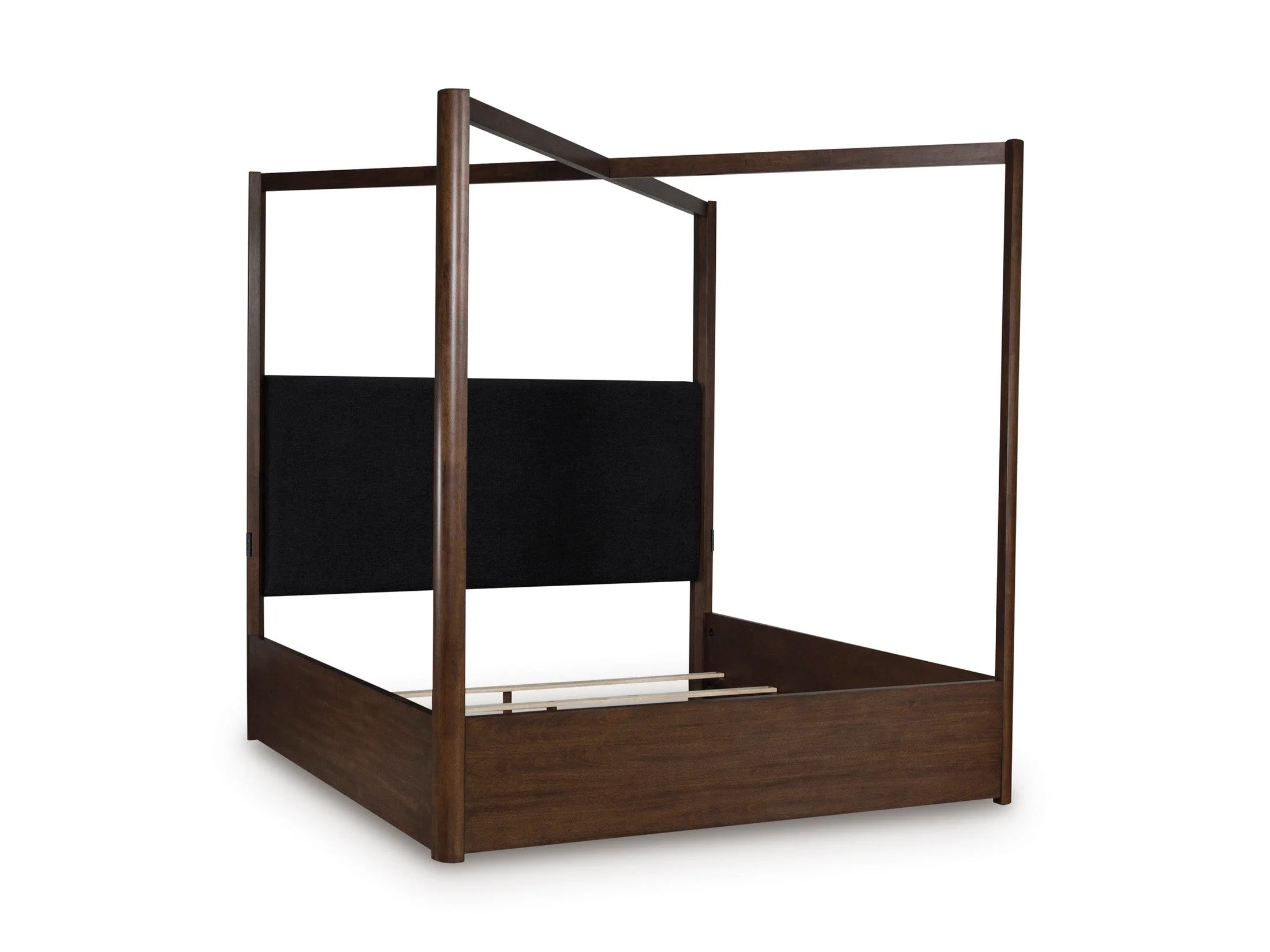 Kendamor Dark Brown King Canopy Bed (Online Special Price) - Image 2