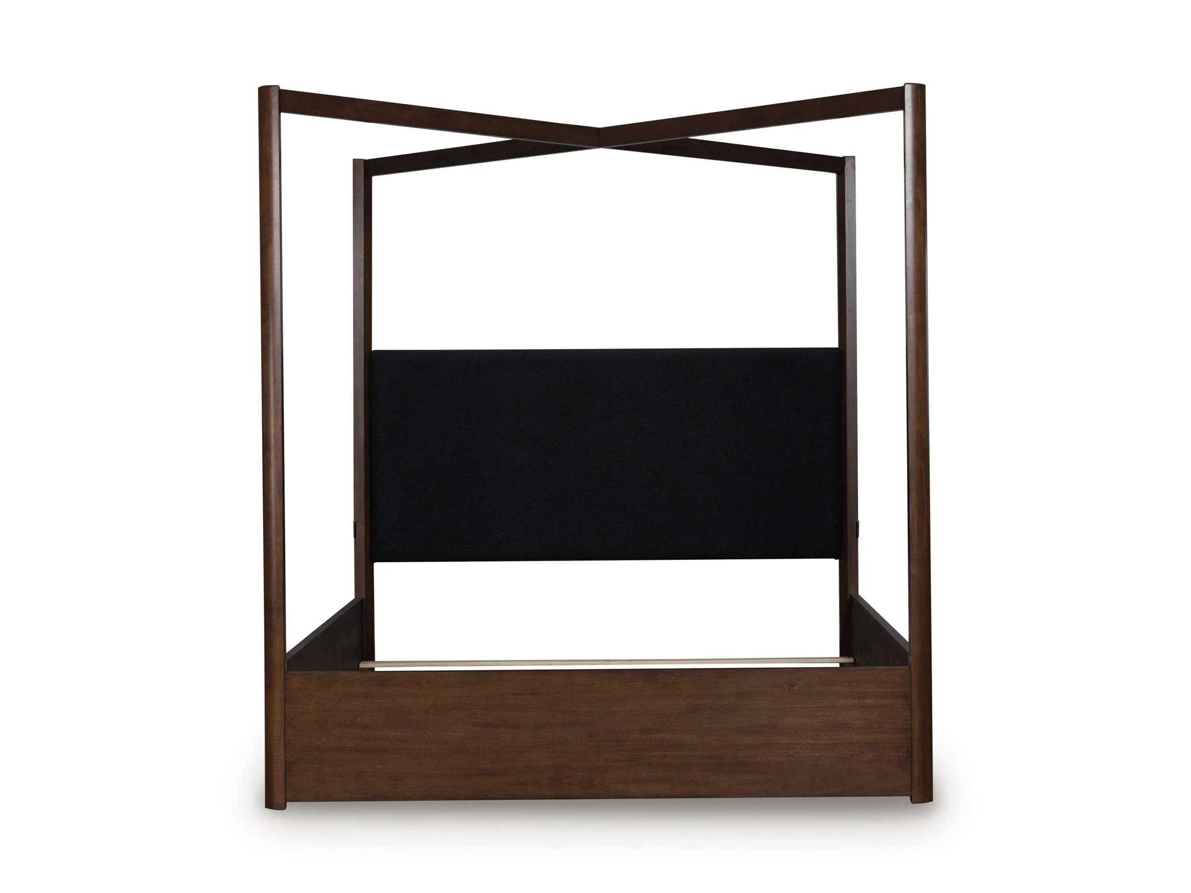 Kendamor Dark Brown King Canopy Bed (Online Special Price) - Image 3