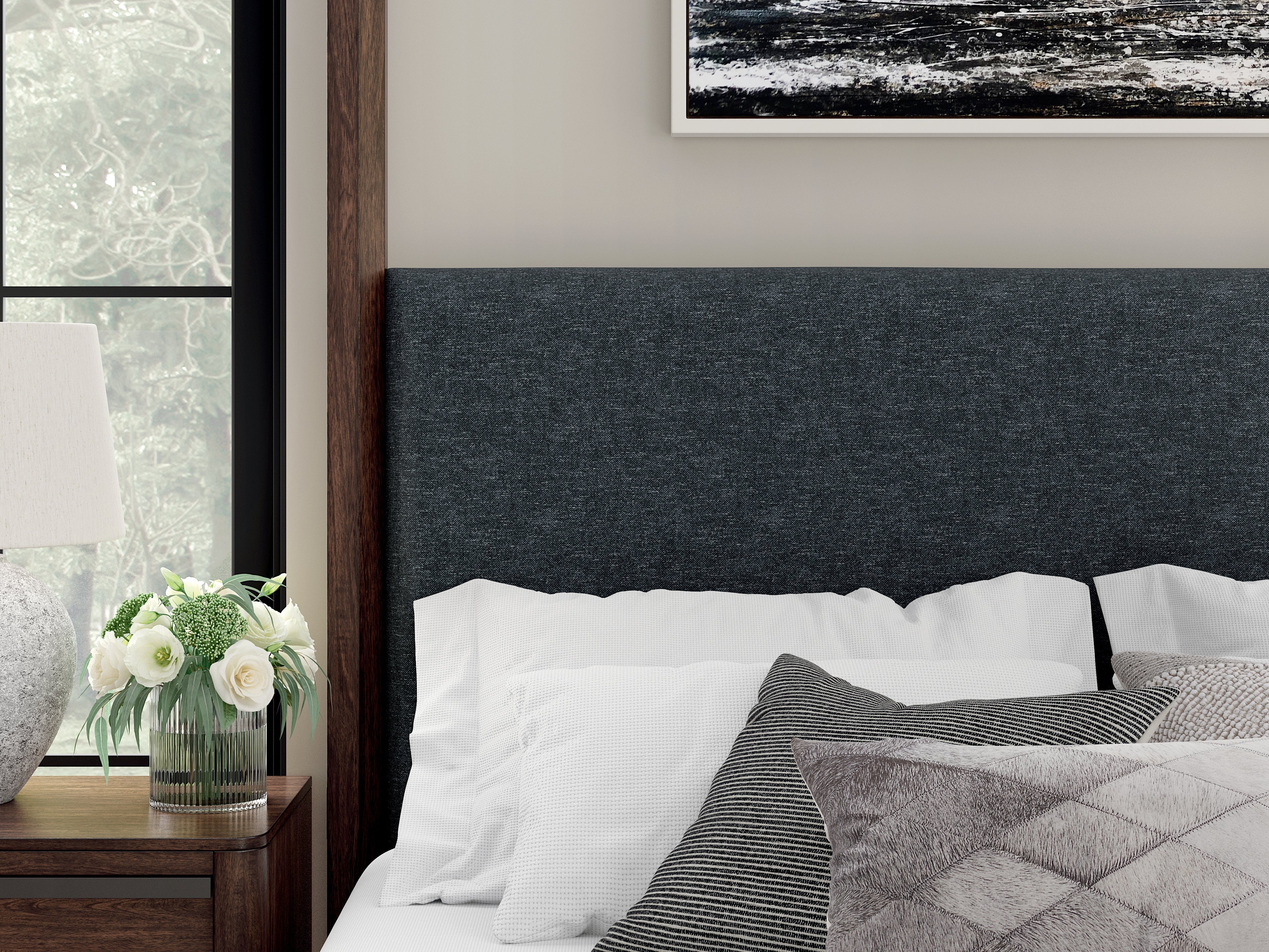 Kendamor Dark Brown King Canopy Bed (Online Special Price) - Image 5