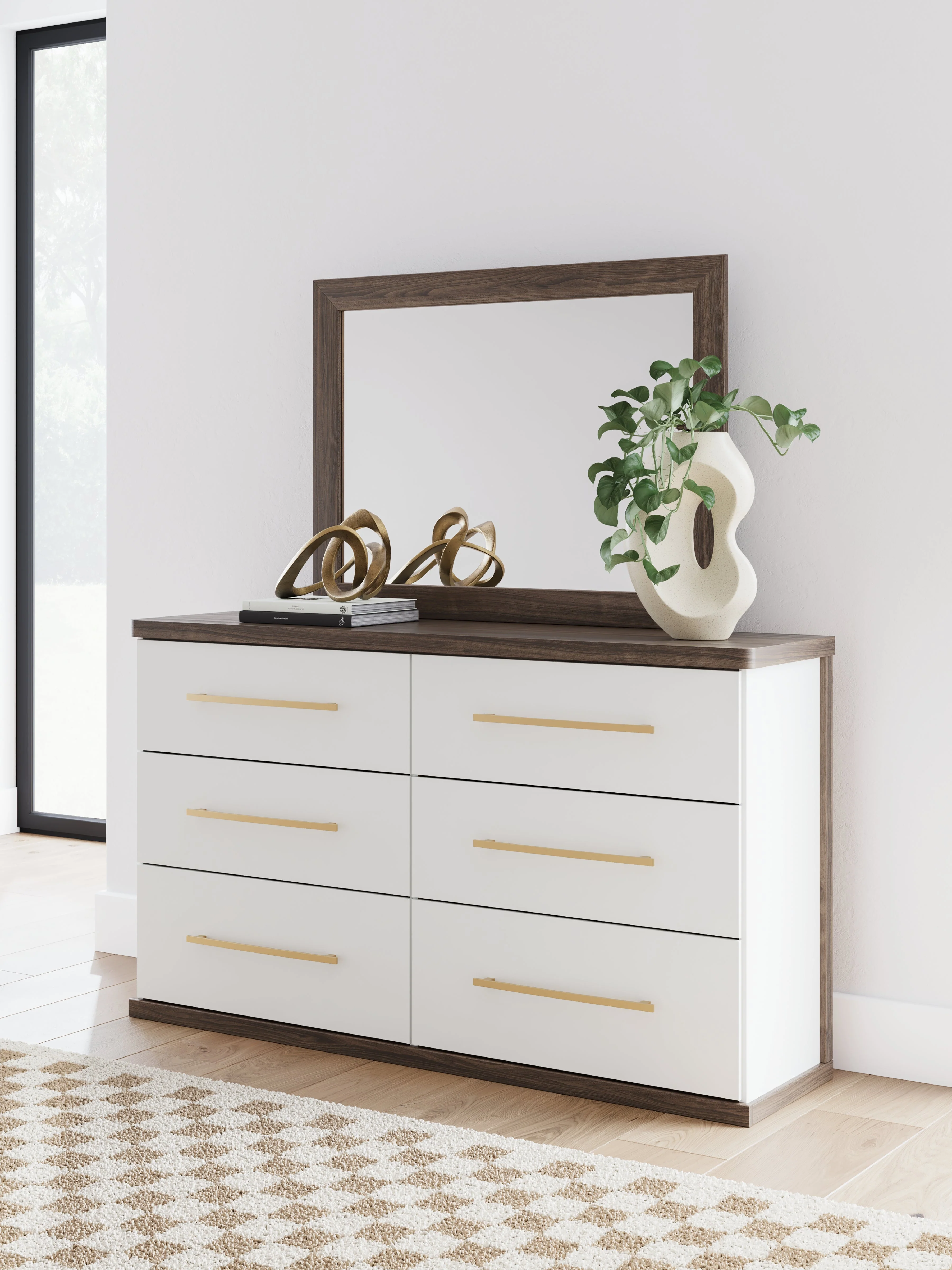 Kendanport Brown Dresser and Mirror (Online Special Price) - Image 2