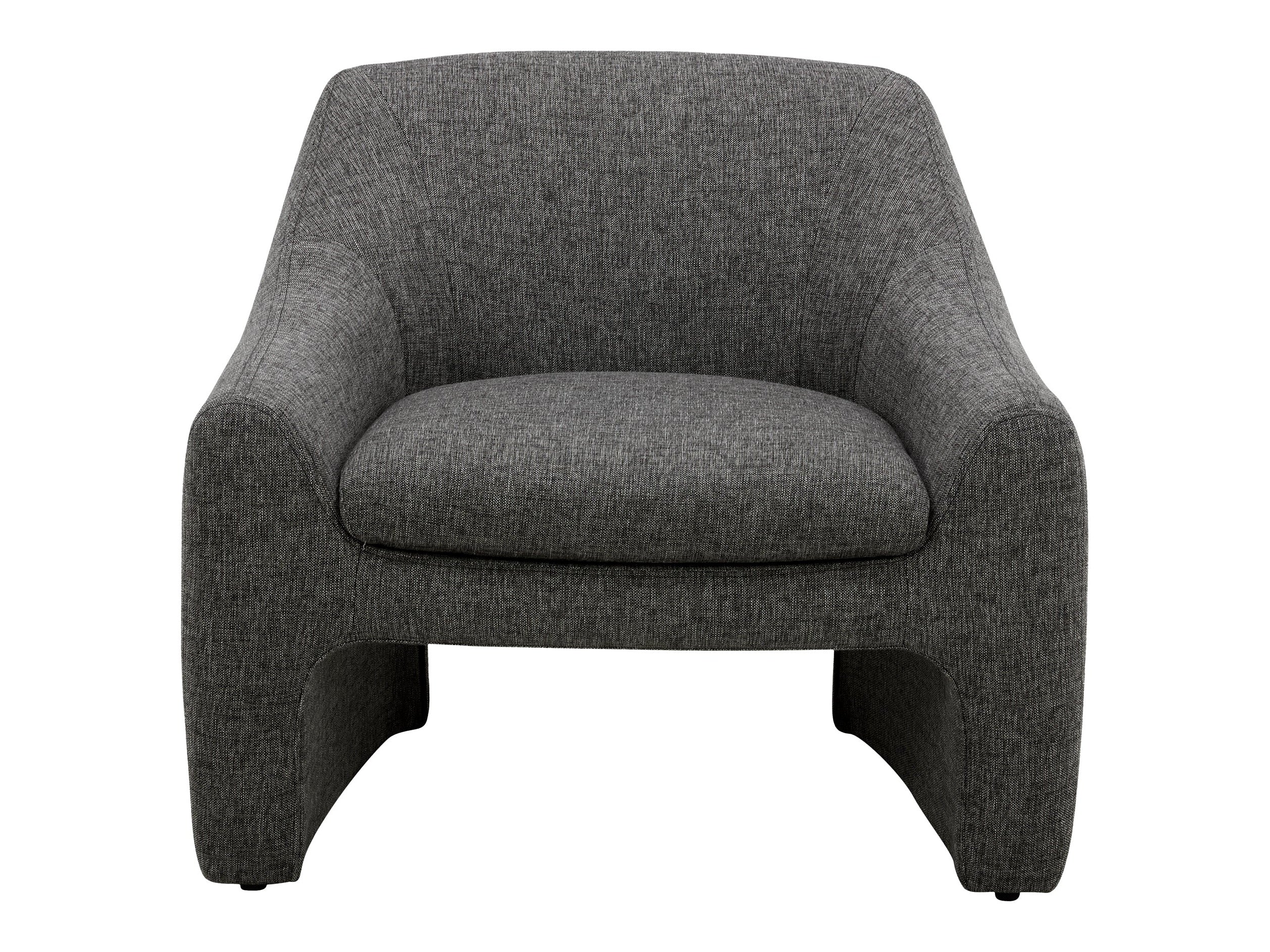 Kenzie Shadowed Grey Accent Chair