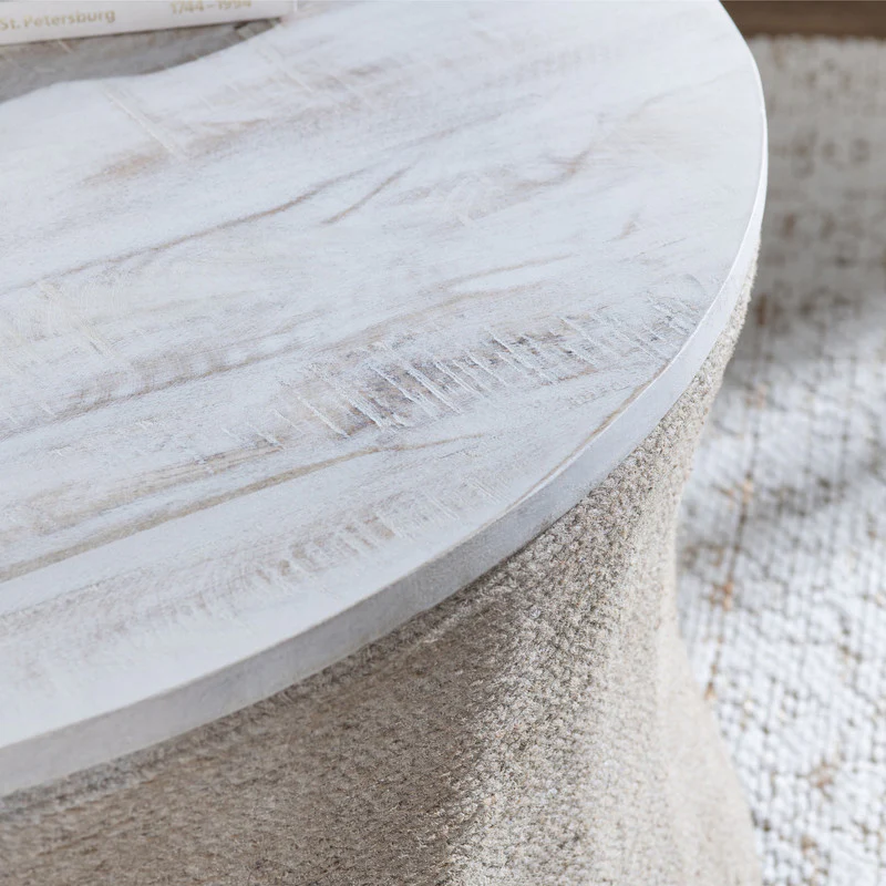 Key Largo Tan/White Cocktail Table - Image 2