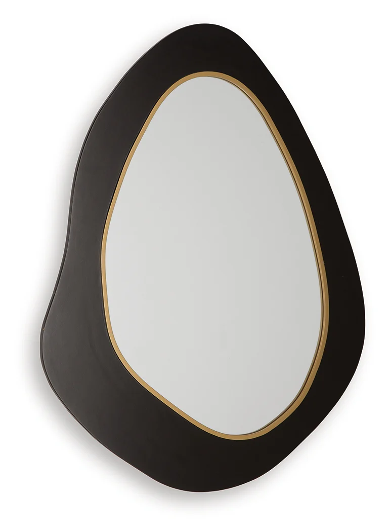 Kierlock Black/Gold Accent Mirror - Image 3