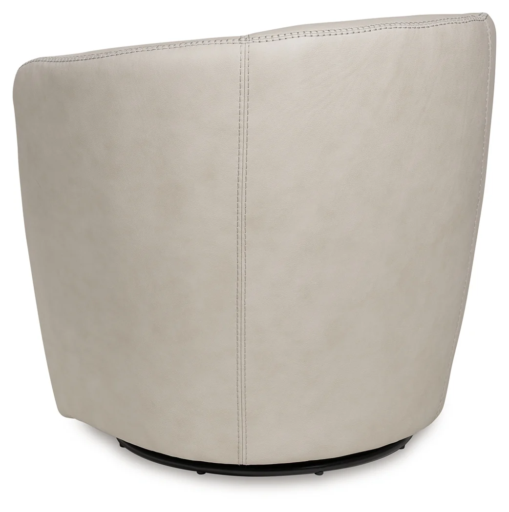 Kierreys Bone Swivel Accent Chair - Image 4