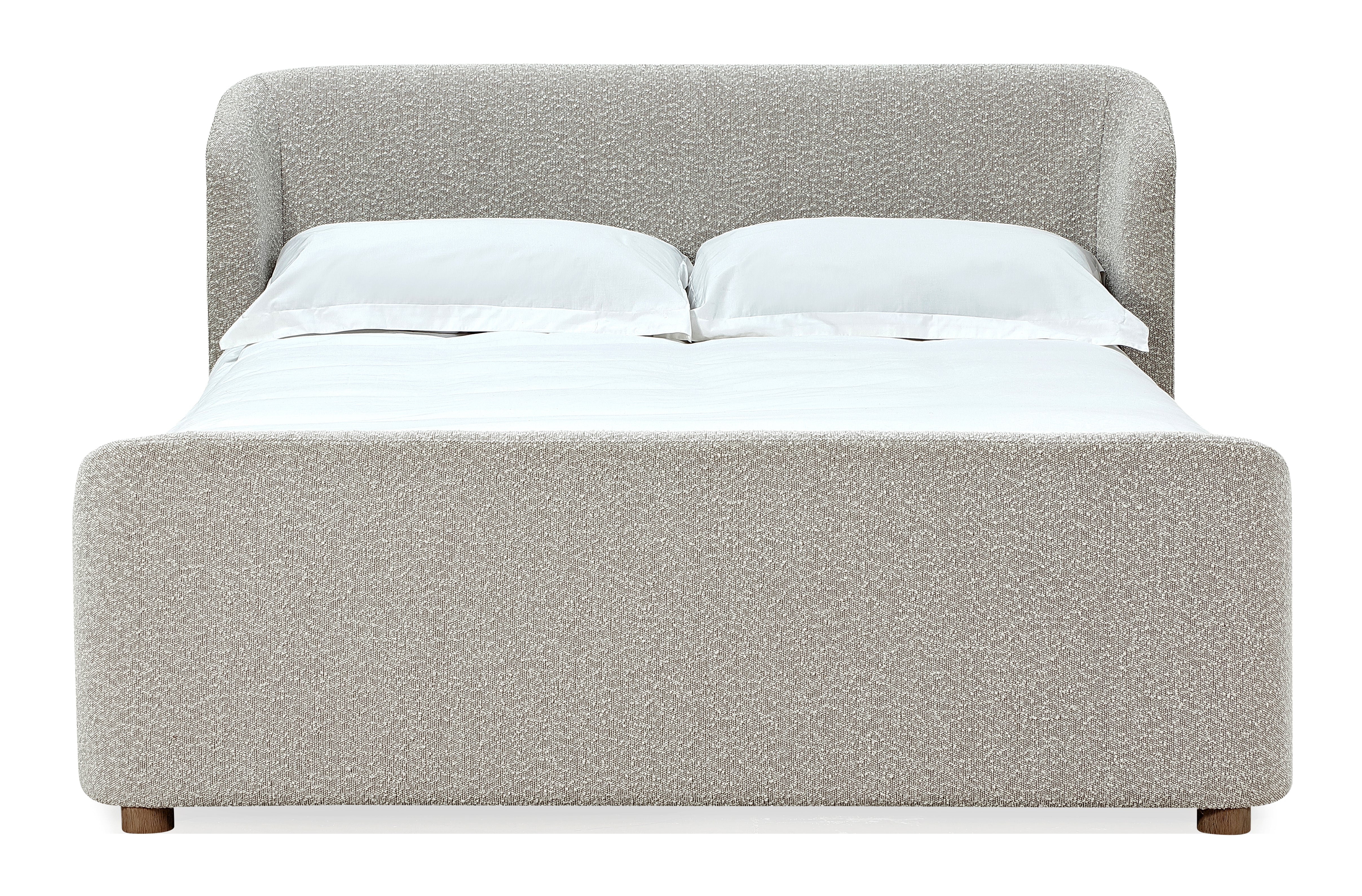 Kiki Upholstered California King Platform Bed in Cotton Ball Boucle - Image 7