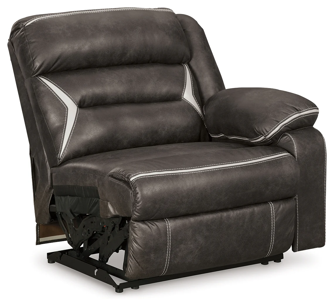 Kincord Midnight 2-Piece Power Reclining Sectional Loveseat - Image 4