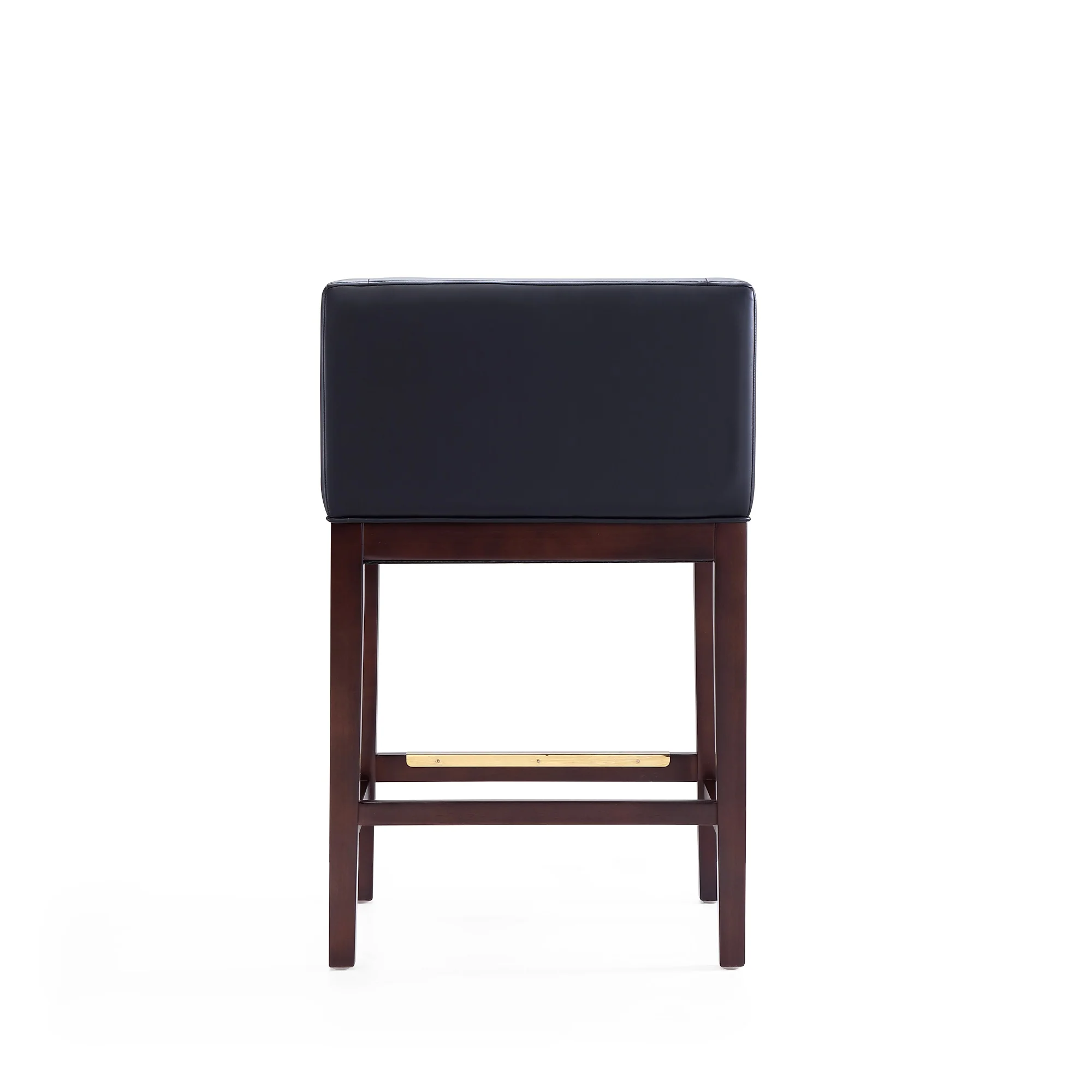 Kingsley Counter Stool in Black and Dark Walnut - Image 6