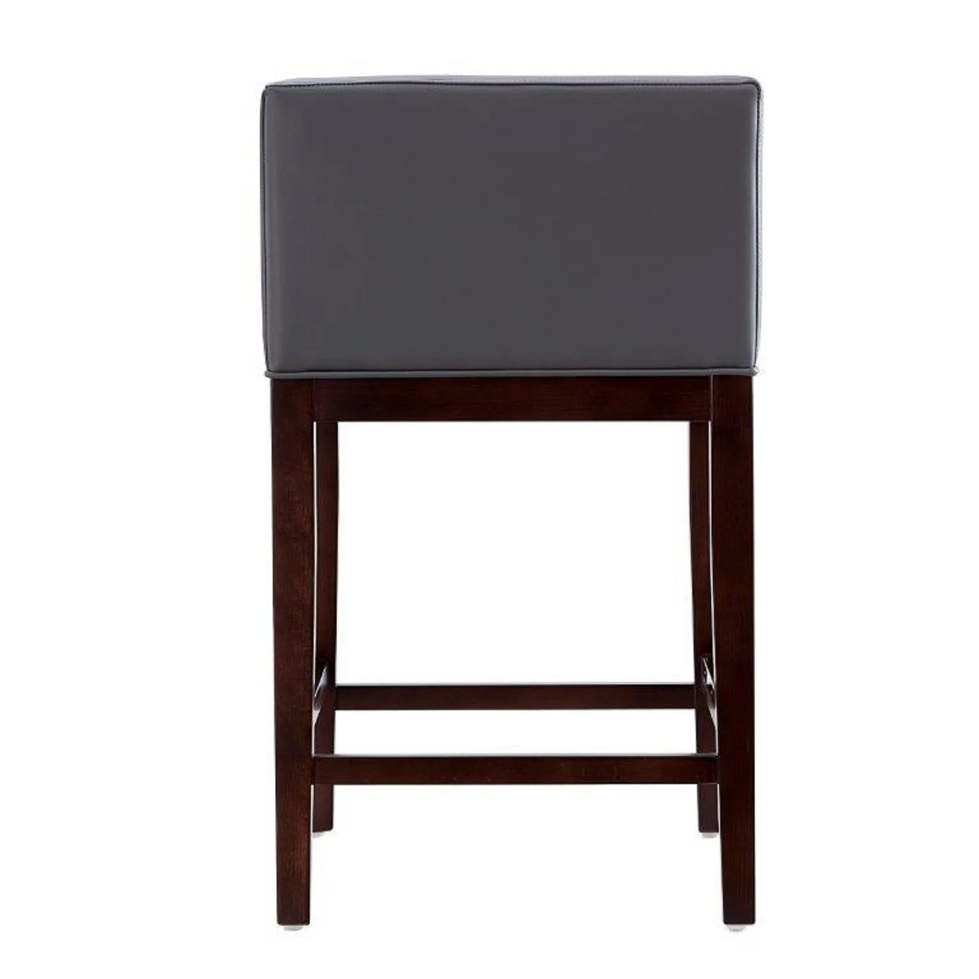 Kingsley Counter Stool in Grey and Dark Walnut - Image 5