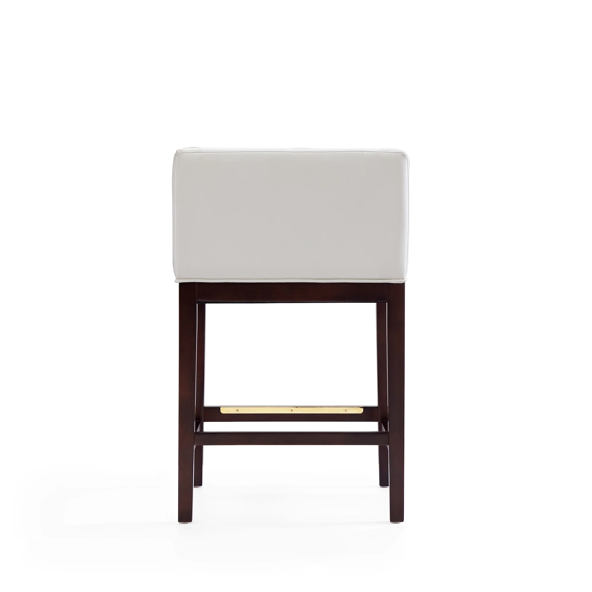 Kingsley Counter Stool in Ivory and Dark Walnut (set of 2) - Image 7