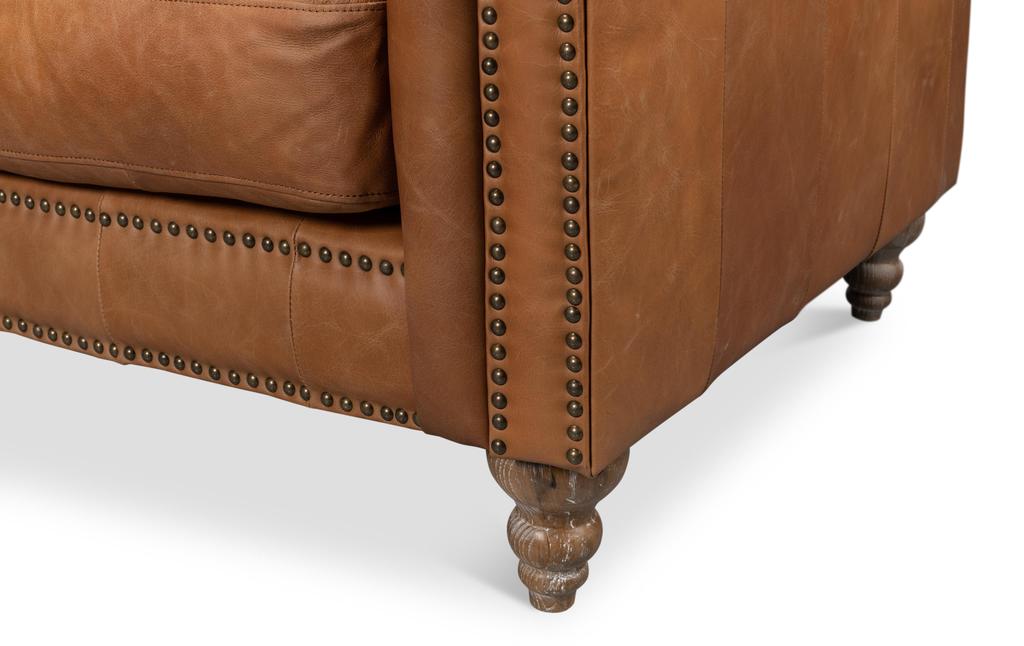 Kingston Brown Sofa - Image 7