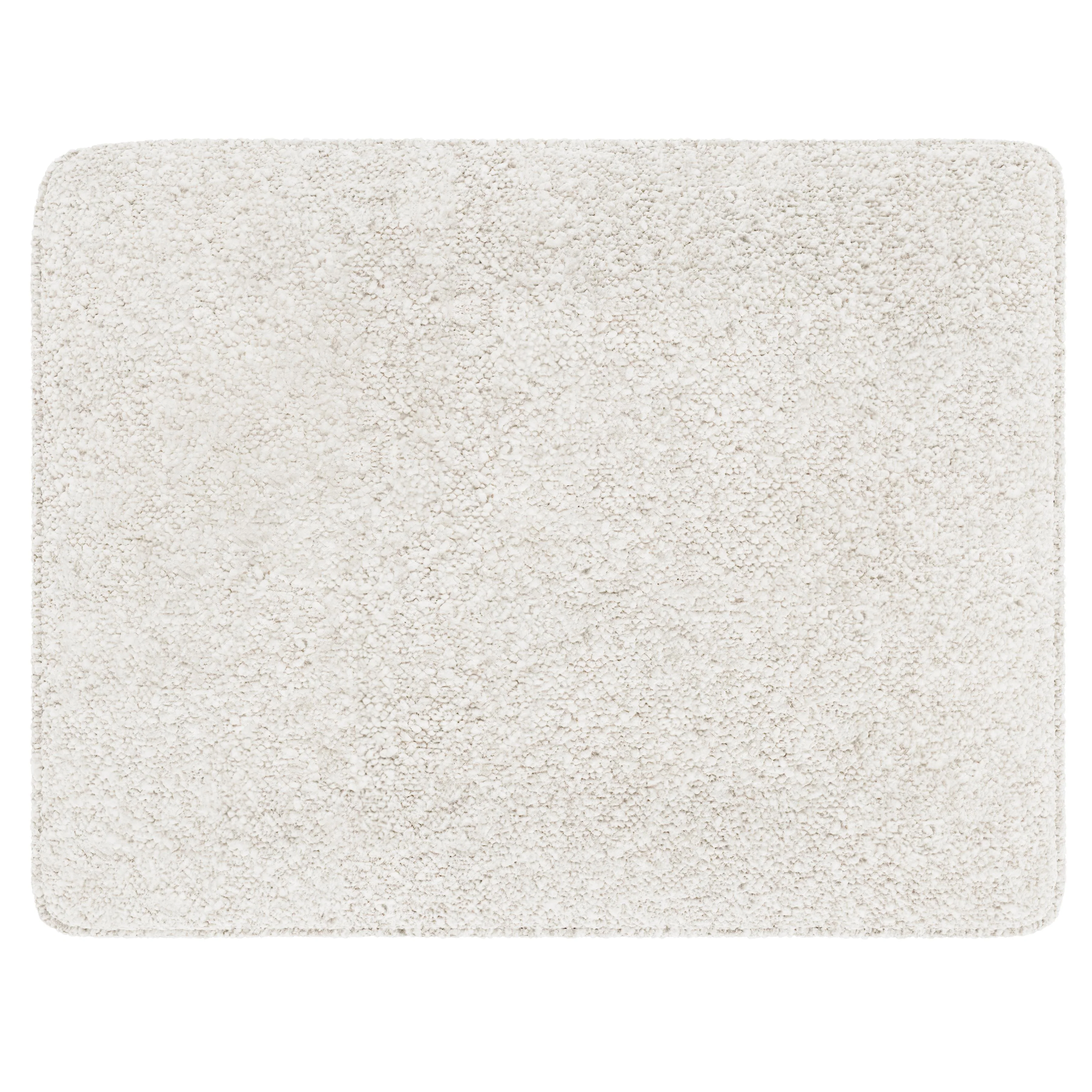 Kingston White/Cream Fabric Ottoman - Image 6