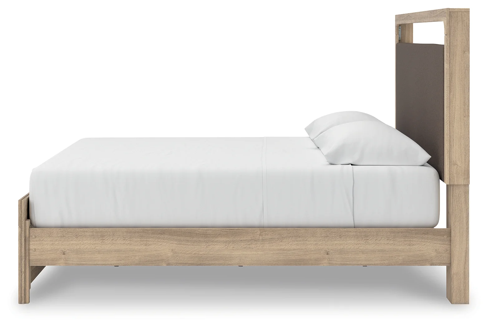 Kinlanni Tan King Upholstered Platform Bed - Image 8
