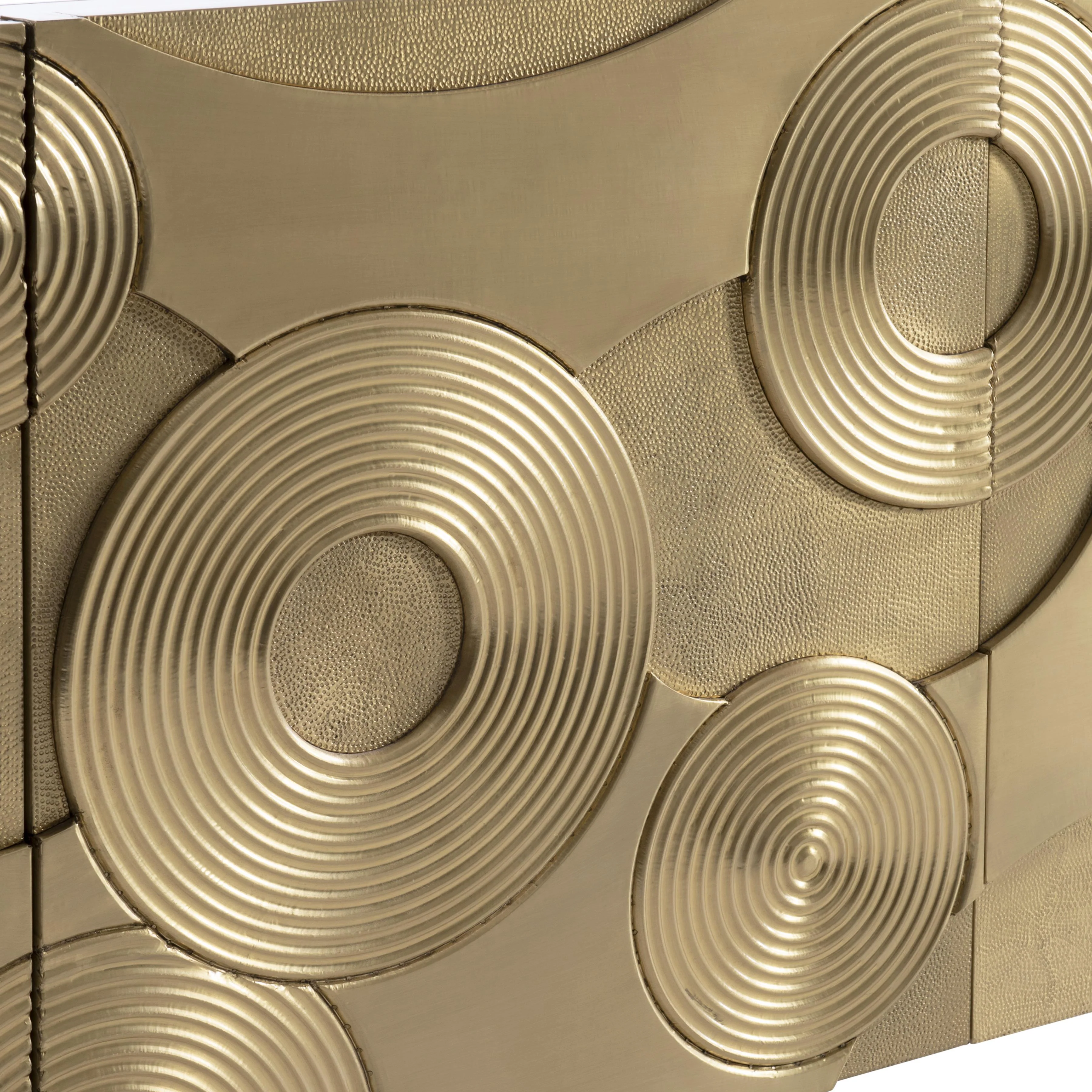 Kintore Brass Entertainment Credenza - Image 8