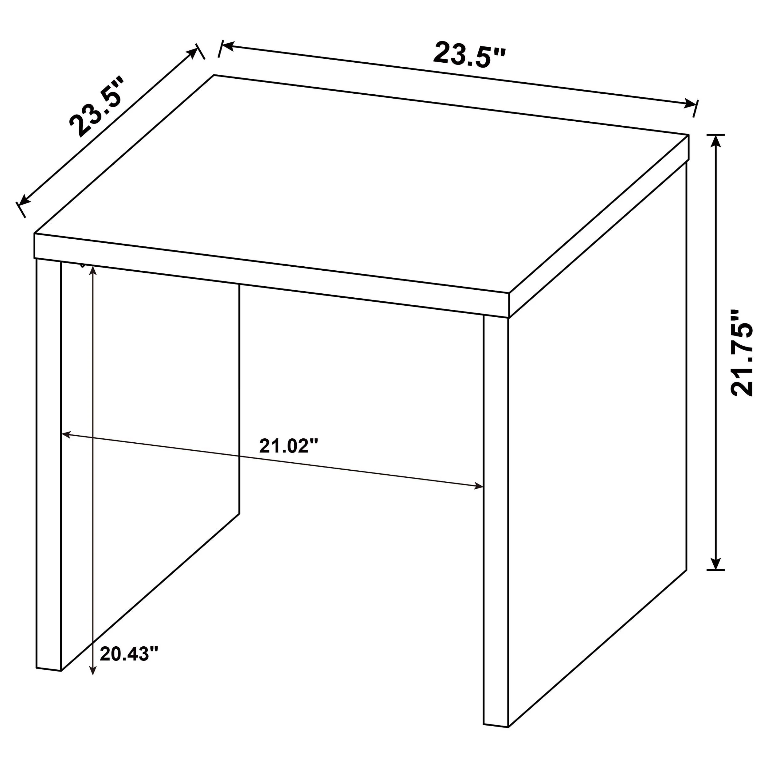 Knapp Black 3-piece Lift Top Coffee Table Set - Image 17
