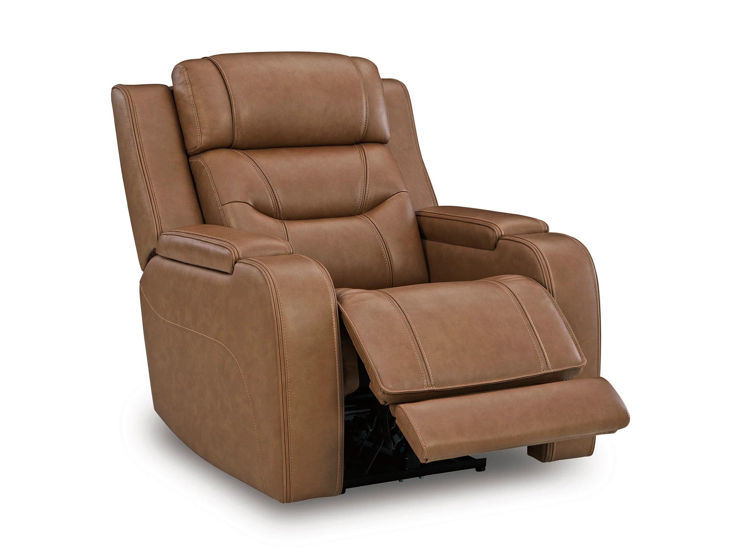 Knightington Caramel Power Recliner w/Audio Seating - Image 7