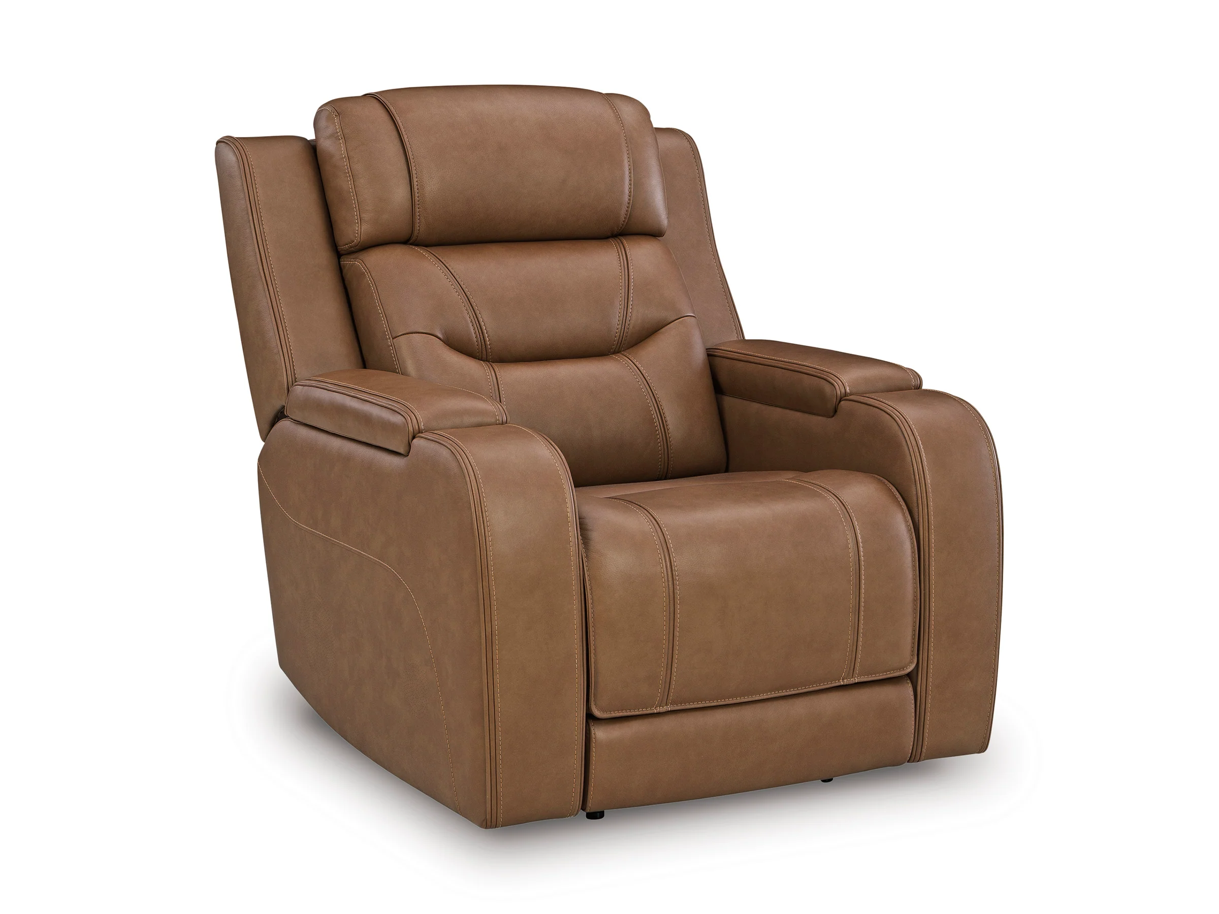 Knightington Caramel Power Recliner w/Audio Seating - Image 8