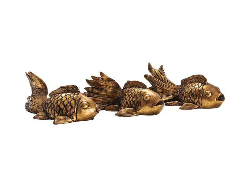 Koi Gold Statues
