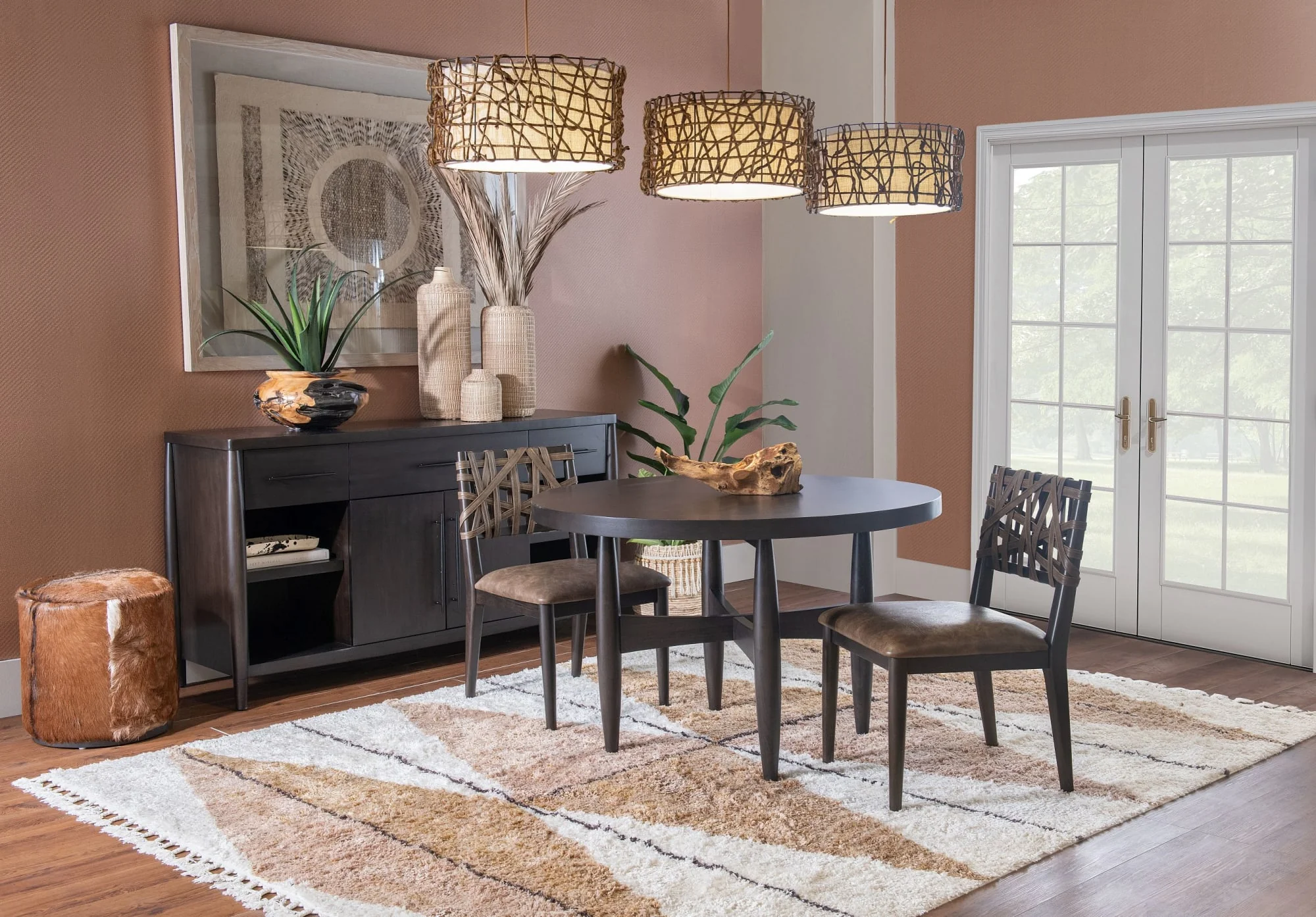 Koko Minx Synthetic Leather Dining Chair (Set of 2) - Image 7