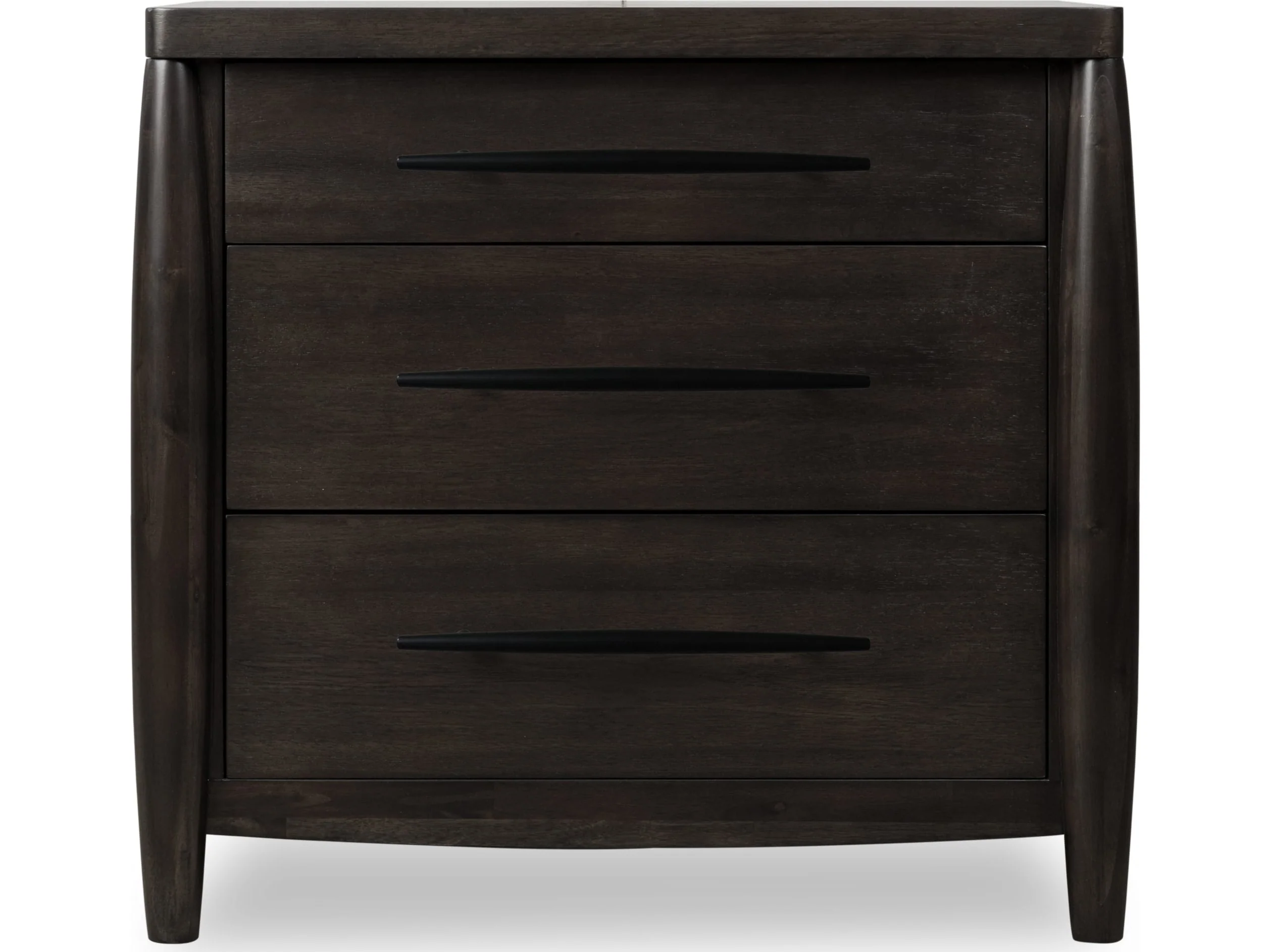 Koko Minx Three Drawer Nightstand with Cord Management - Image 2