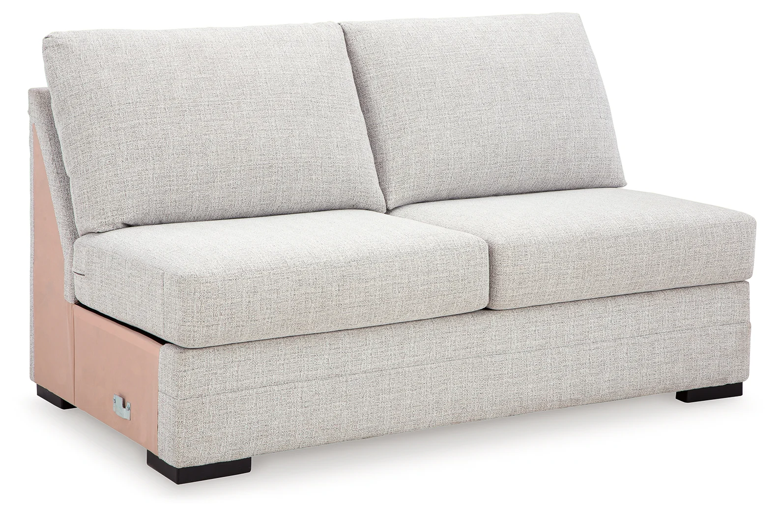 Koralynn Stone 3-Piece Sectional and Oversized Accent Ottoman - Image 9