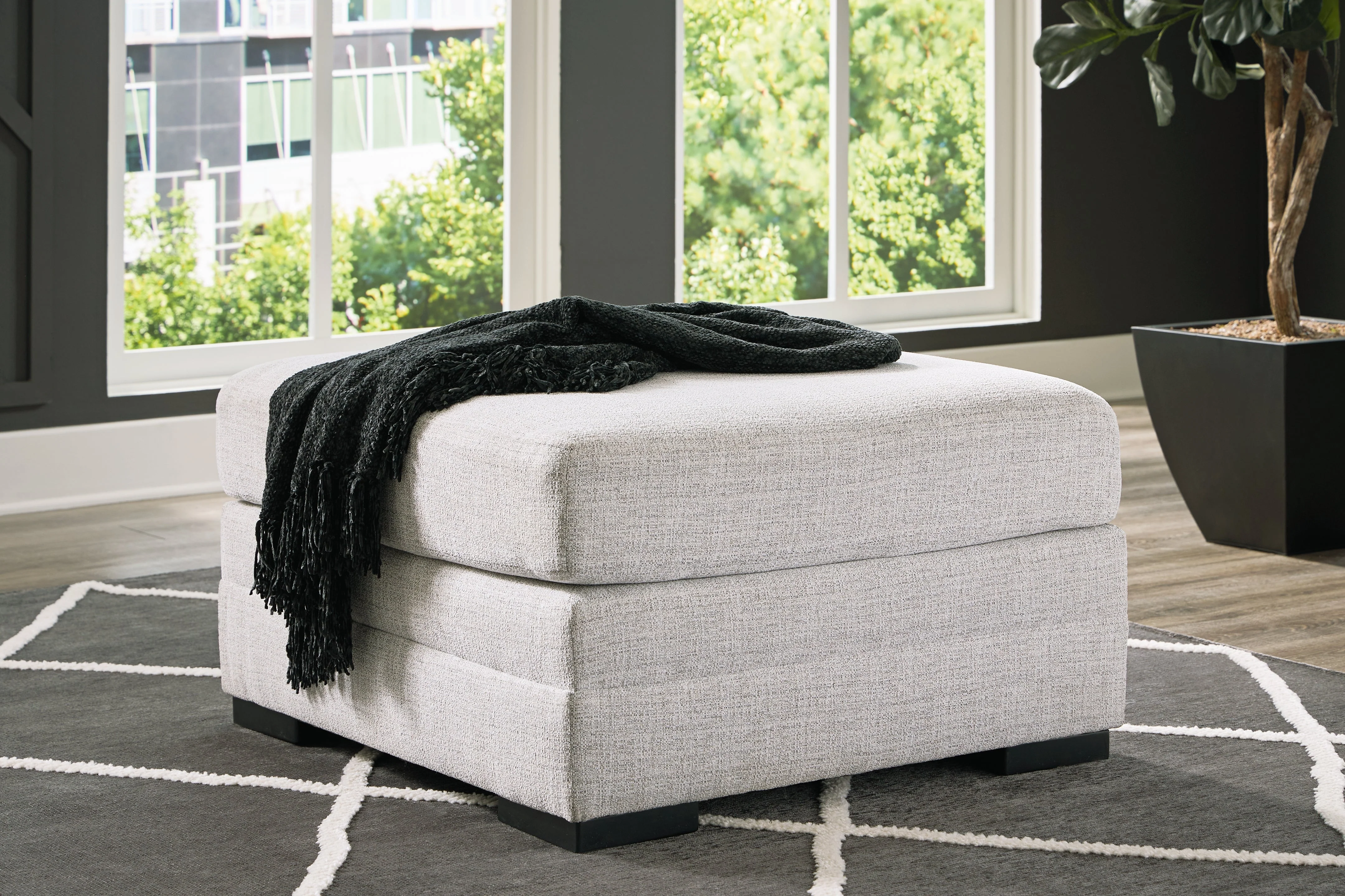 Koralynn Stone 3-Piece Sectional and Oversized Accent Ottoman (Online Special Price) - Image 14